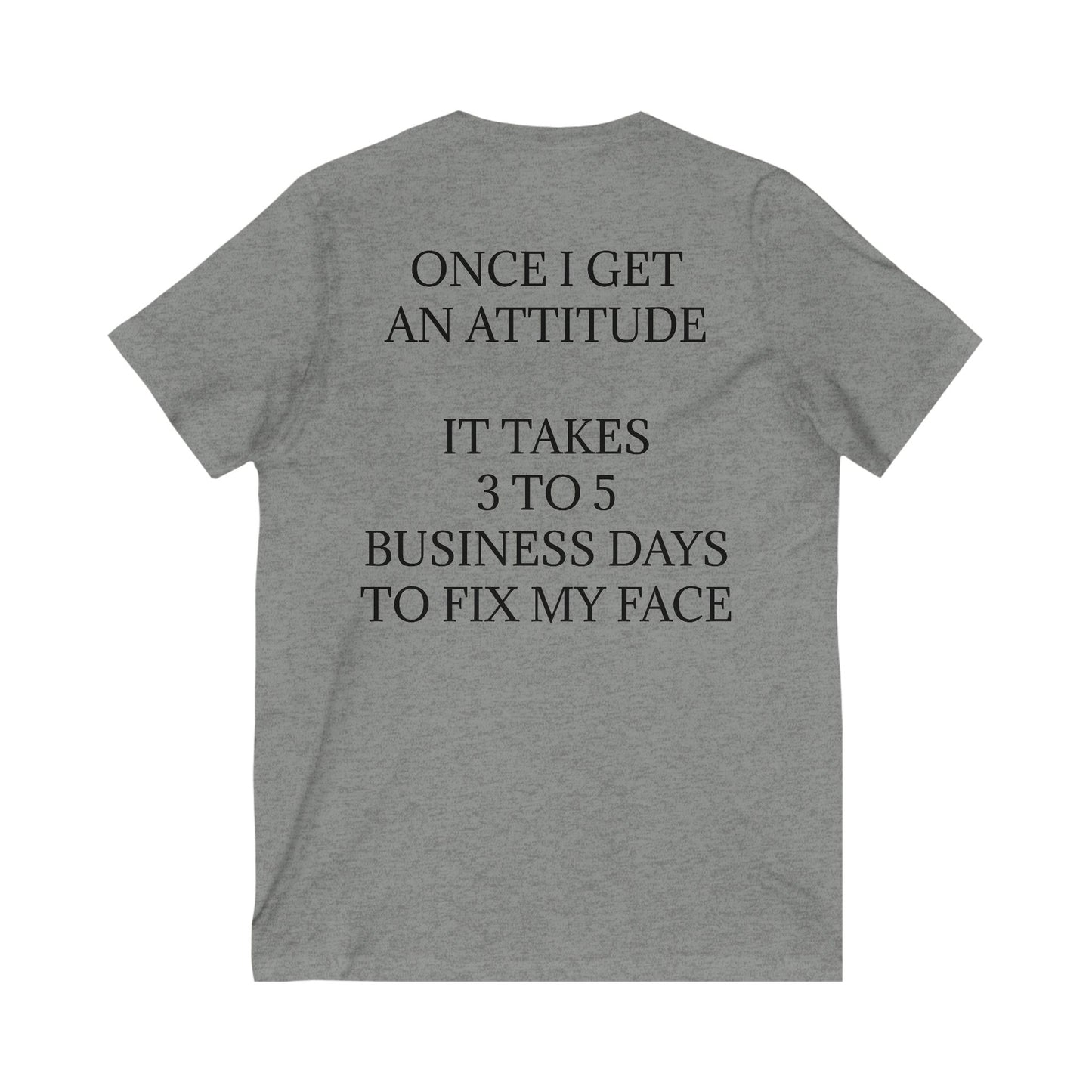 Fix My Face Unisex Short Sleeve V-Neck Tee