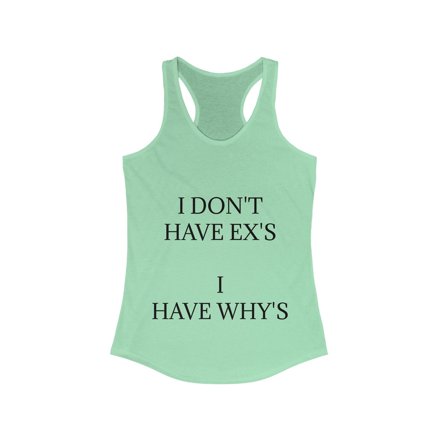 X's And Y's Women's Racerback Tank