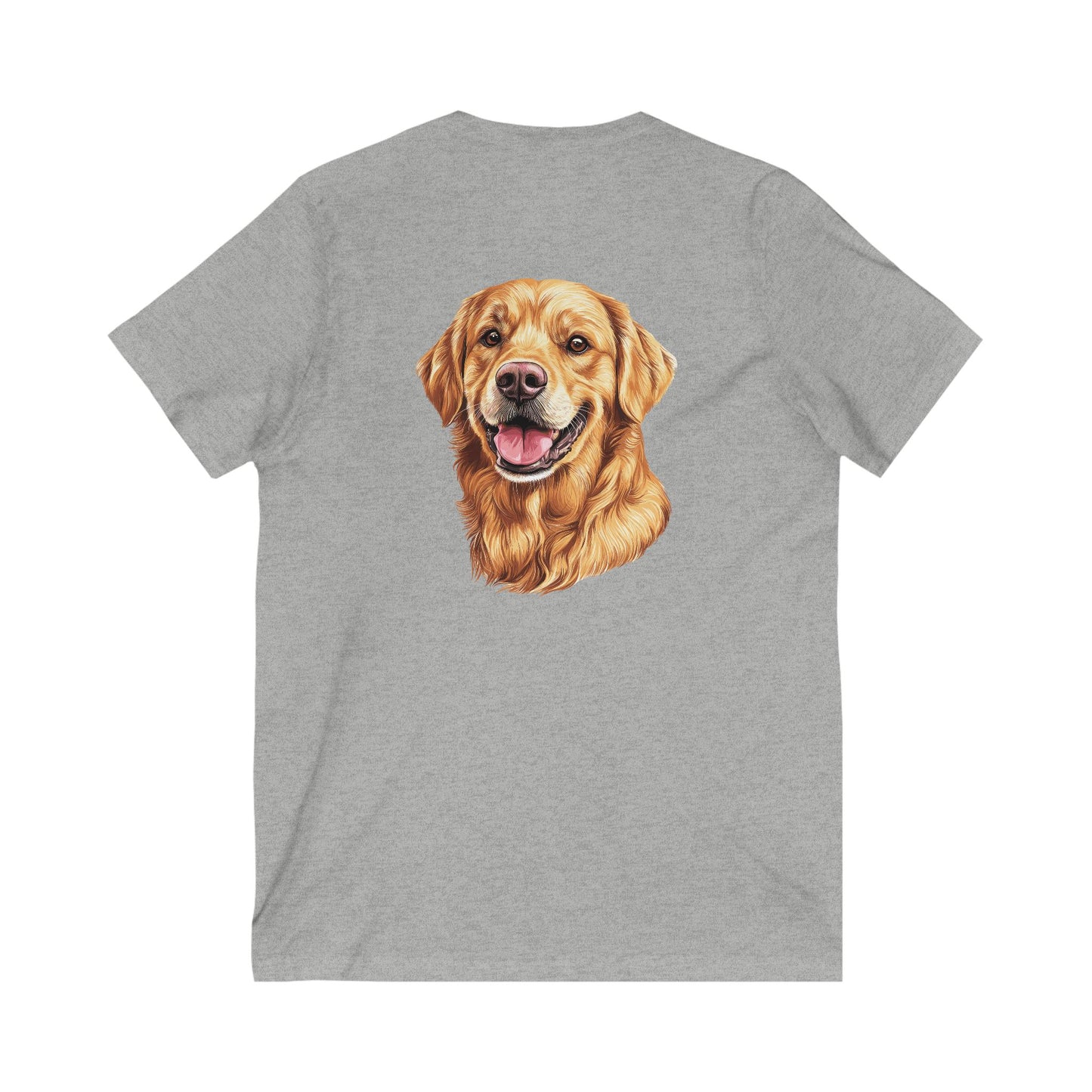 Golden Head Unisex Short Sleeve V-Neck Tee