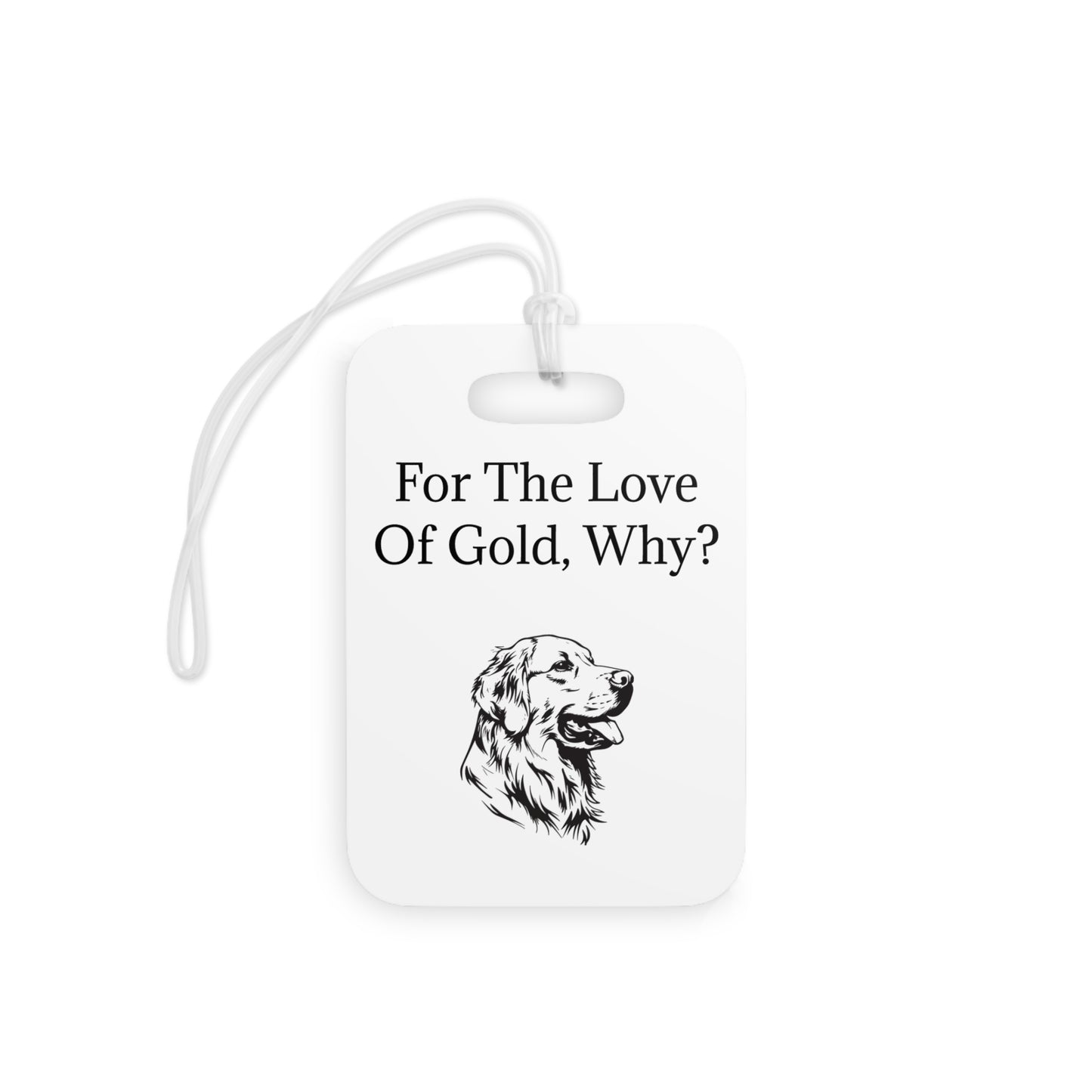 For The Love Of Gold Luggage Tag