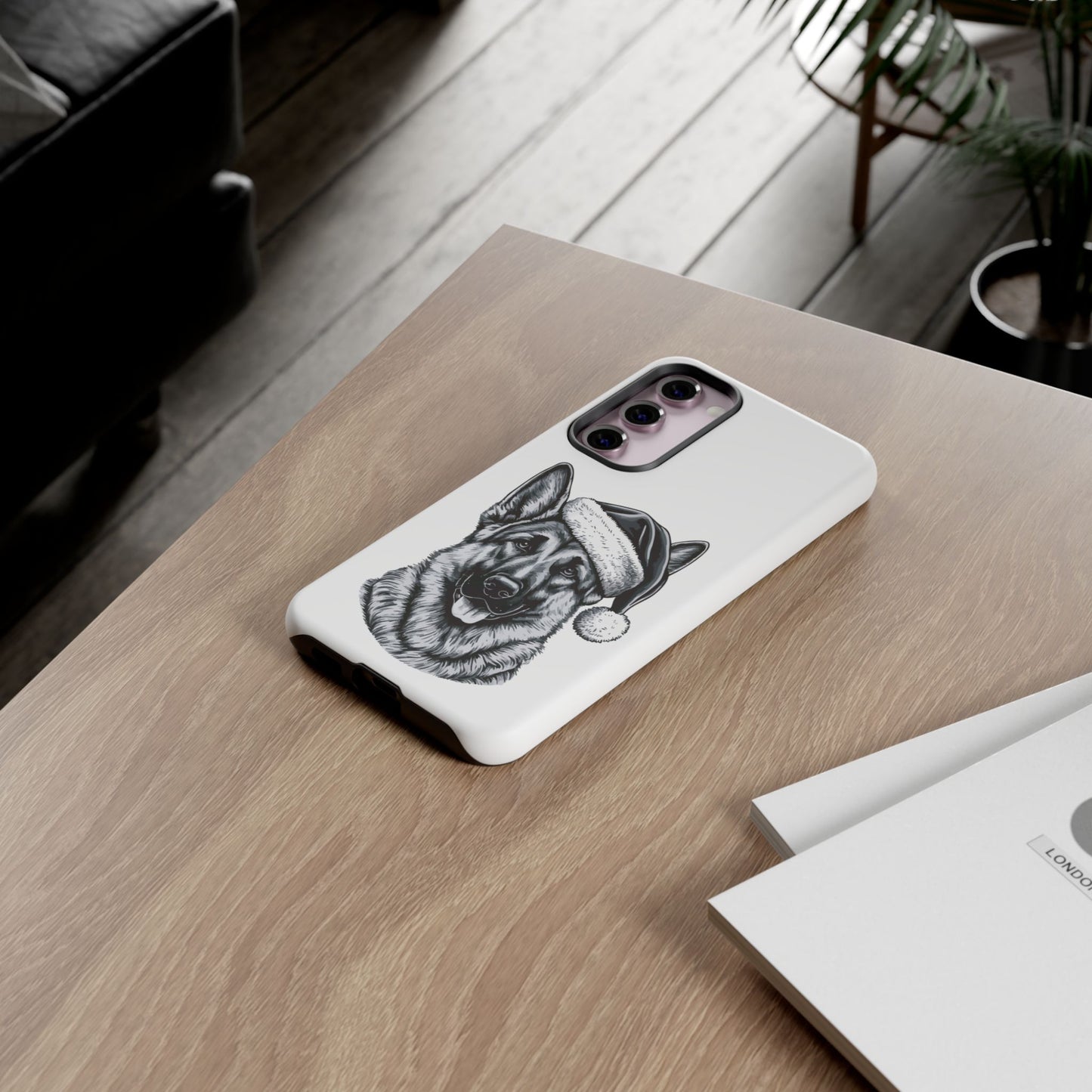 Santa Paws German Shepherd Samsung Case