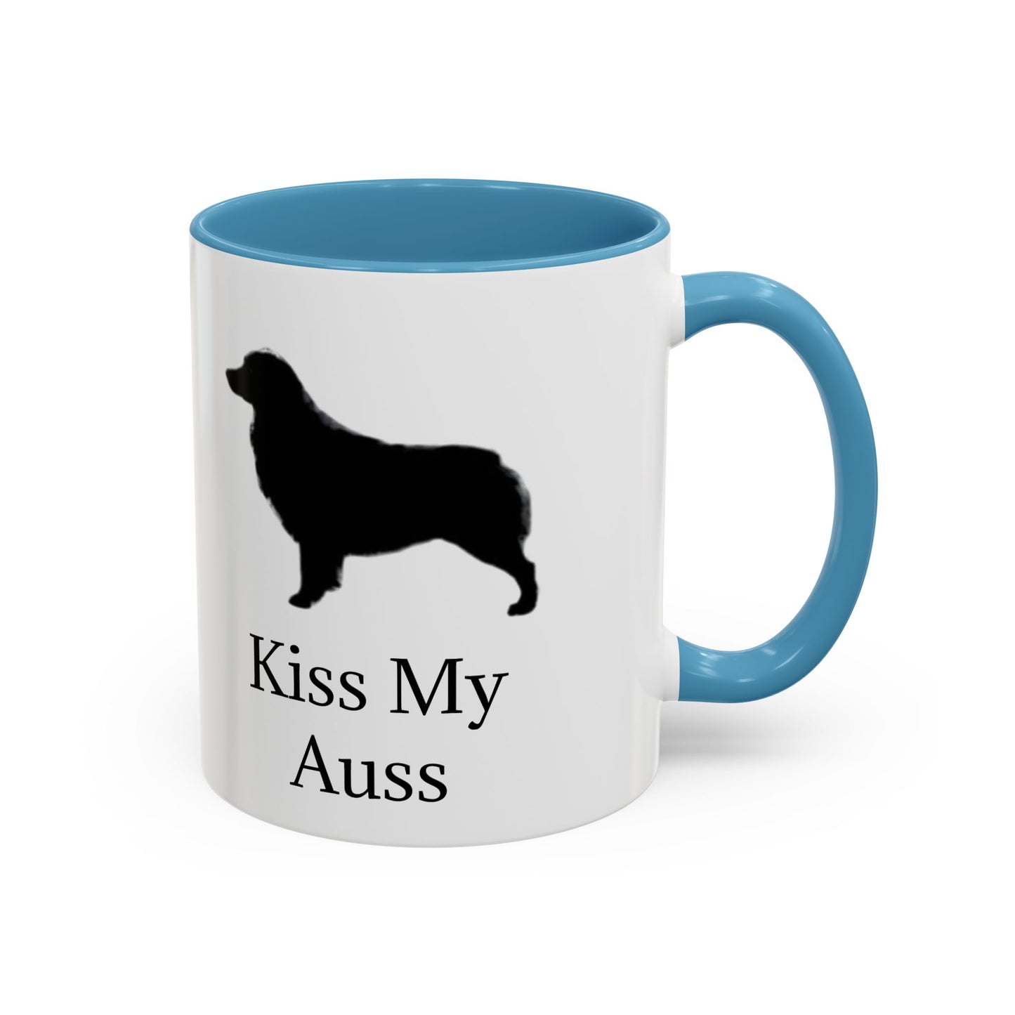 Kiss My Auss 2-Tone Coffee Mug