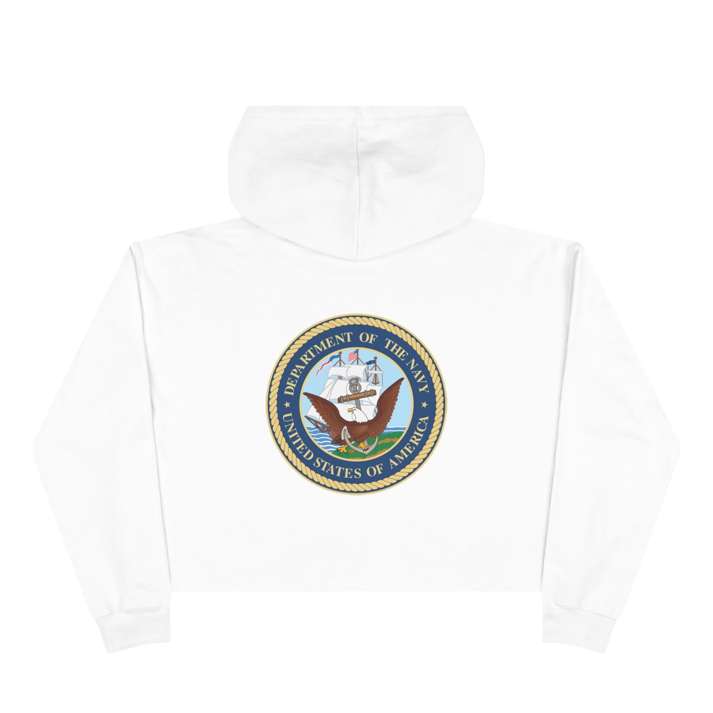 US Navy Women's Crop Hoodie