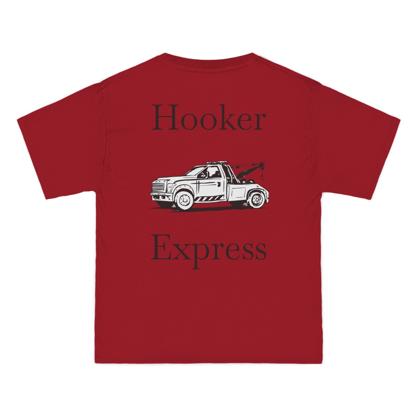 H**ker Express Wheel Lift Tow Truck Men's Short-Sleeve Crewneck Tee
