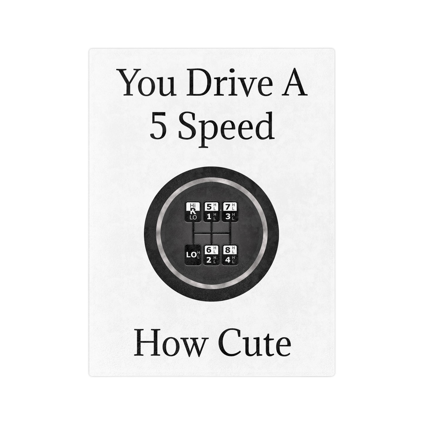 5 Speed How Cute Velveteen Microfiber Blanket