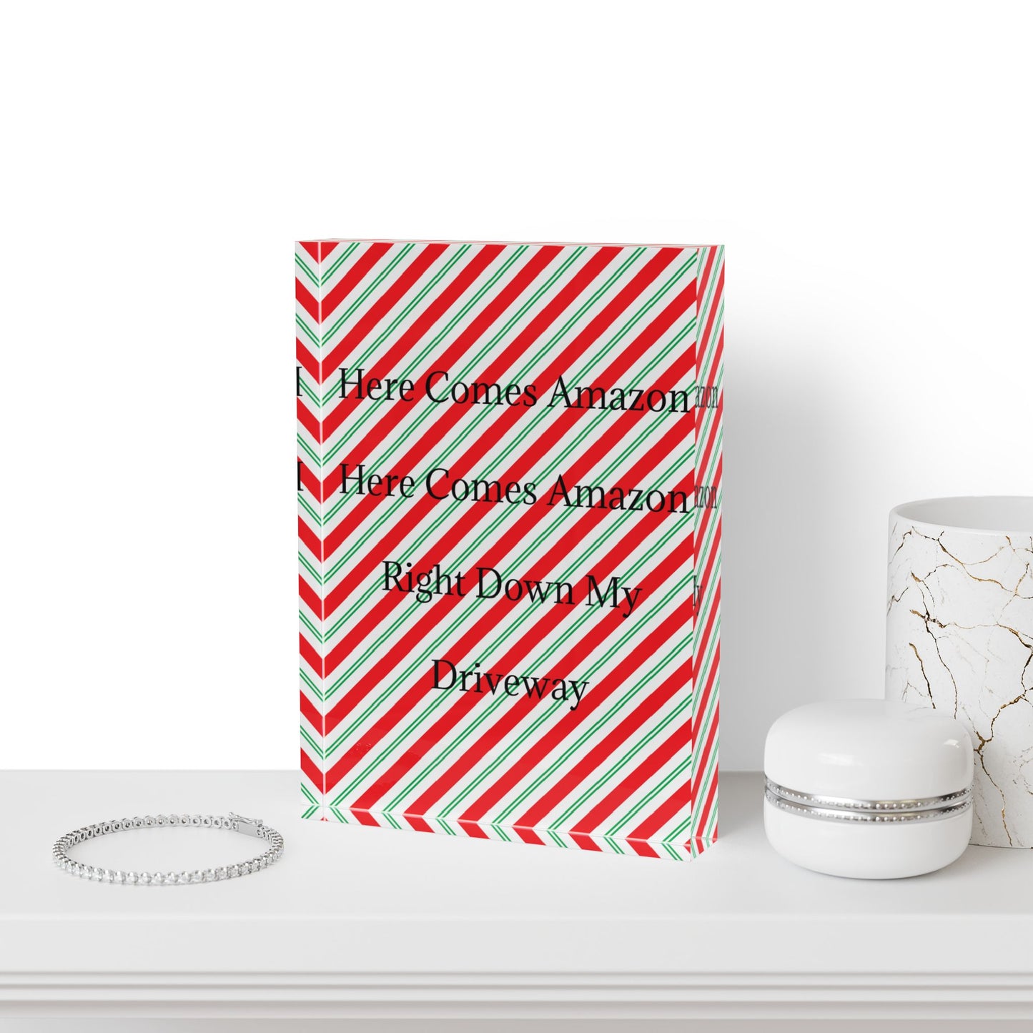 Here Comes Amazon Acrylic Photo Block