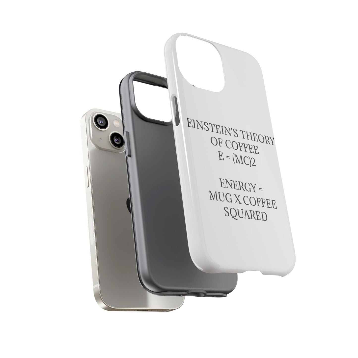 Einstein's Theory Of Coffee iPhone Case