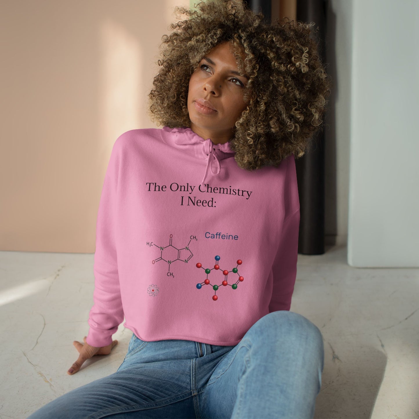 Chemistry Lesson Women's Crop Hoodie