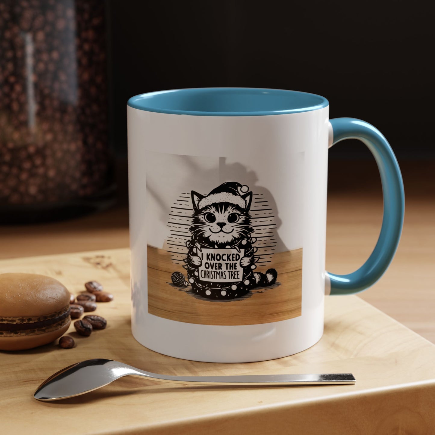 Naughty Cat 2-Tone Coffee Mug
