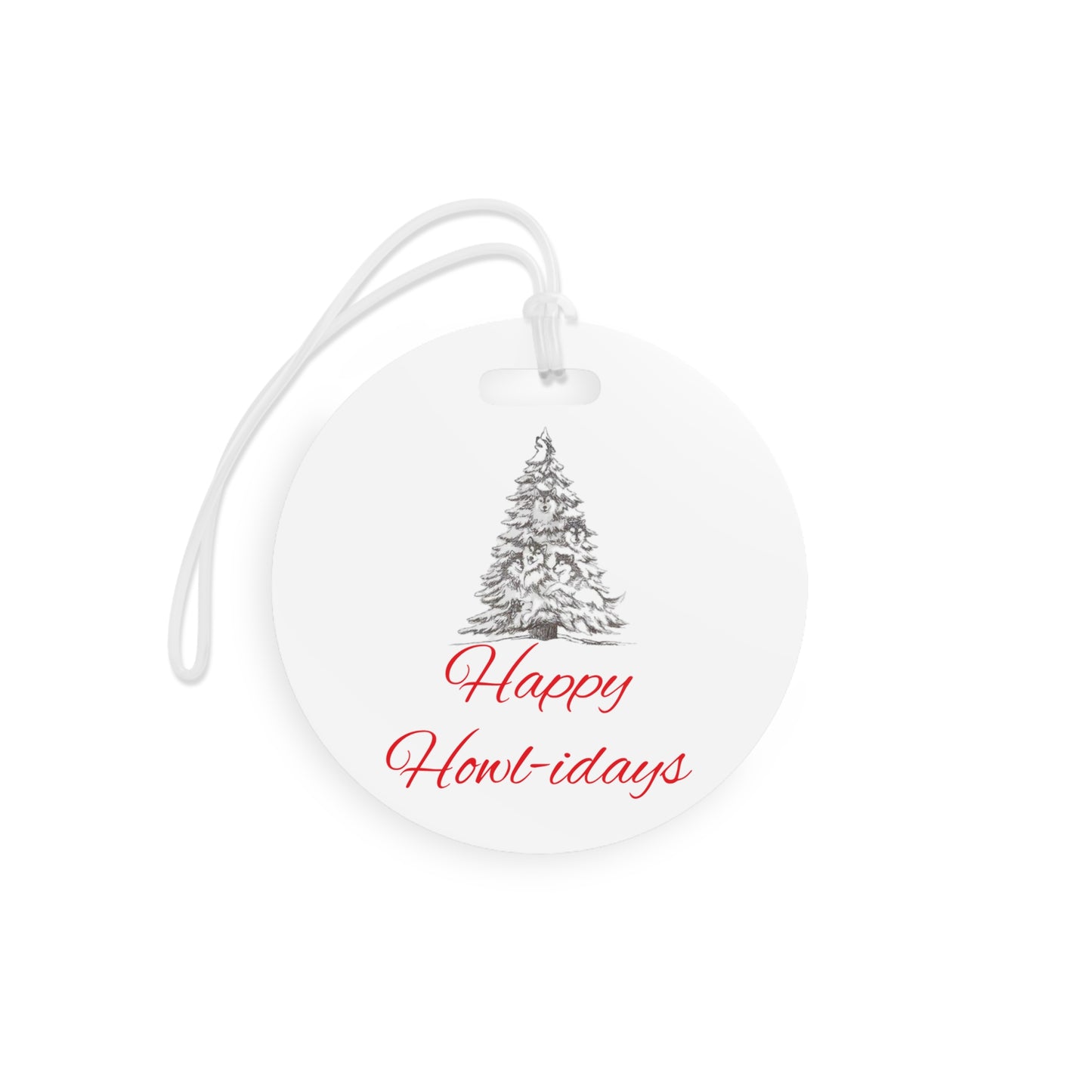 Happy Howl-idays Luggage Tag