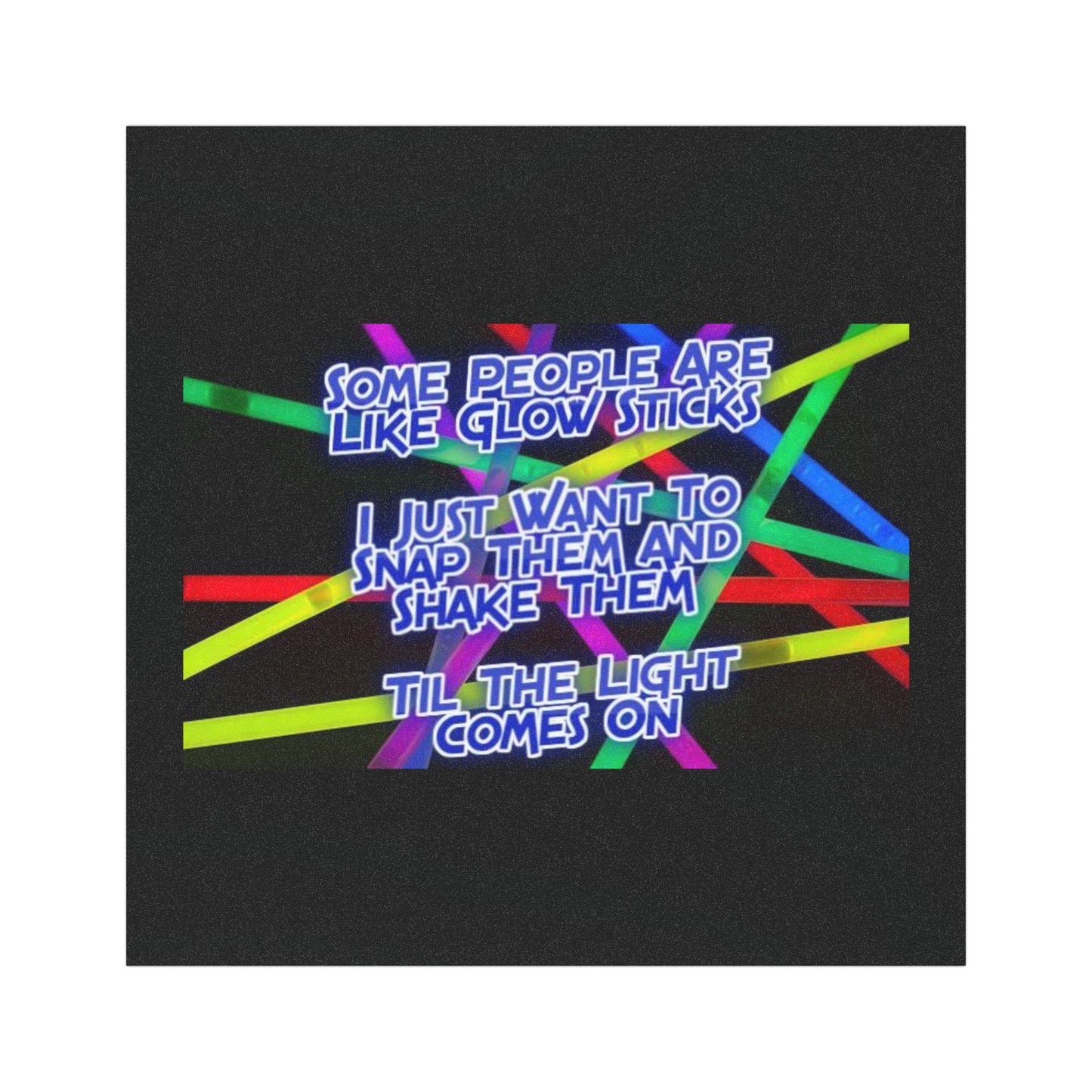 Glow Sticks Indoor/Outdoor Magnet