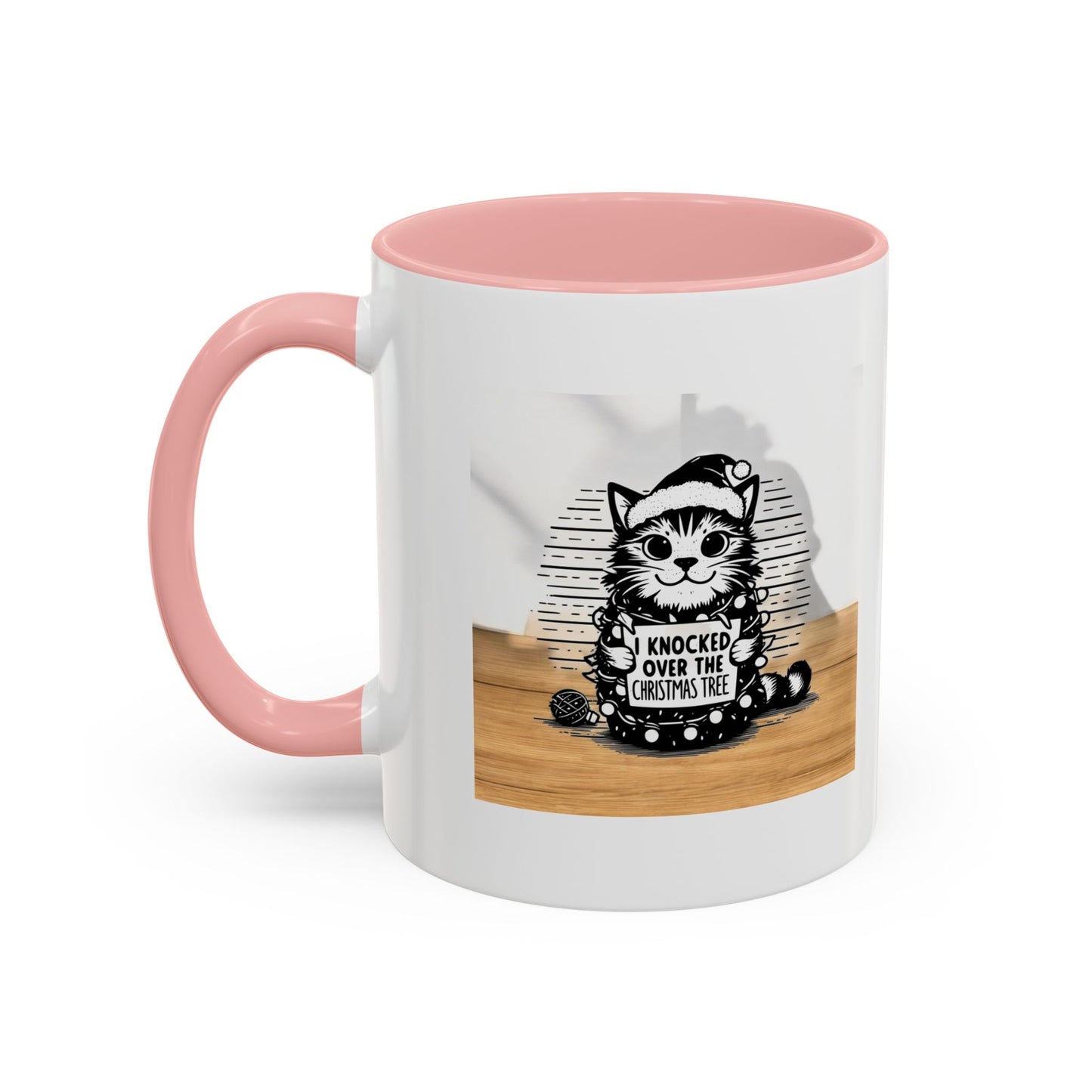 Naughty Cat 2-Tone Coffee Mug