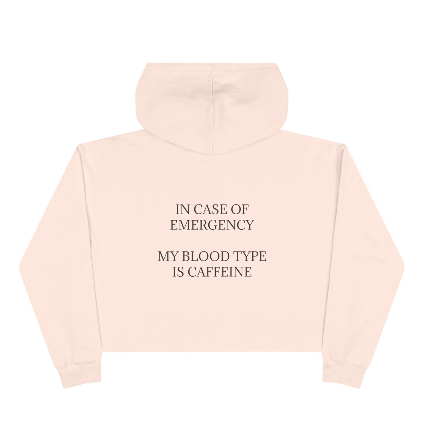 Blood Type Women's Crop Hoodie