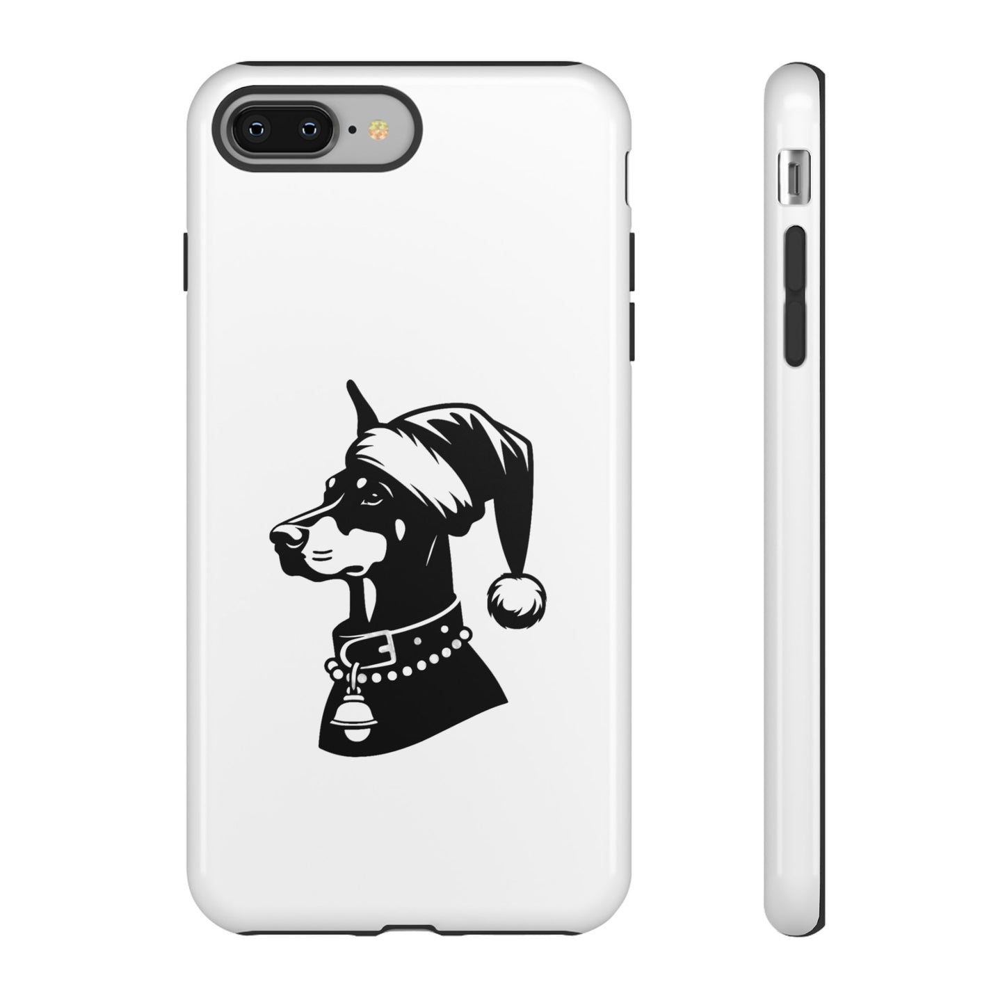 Santa Paws Doberman iPhone Case