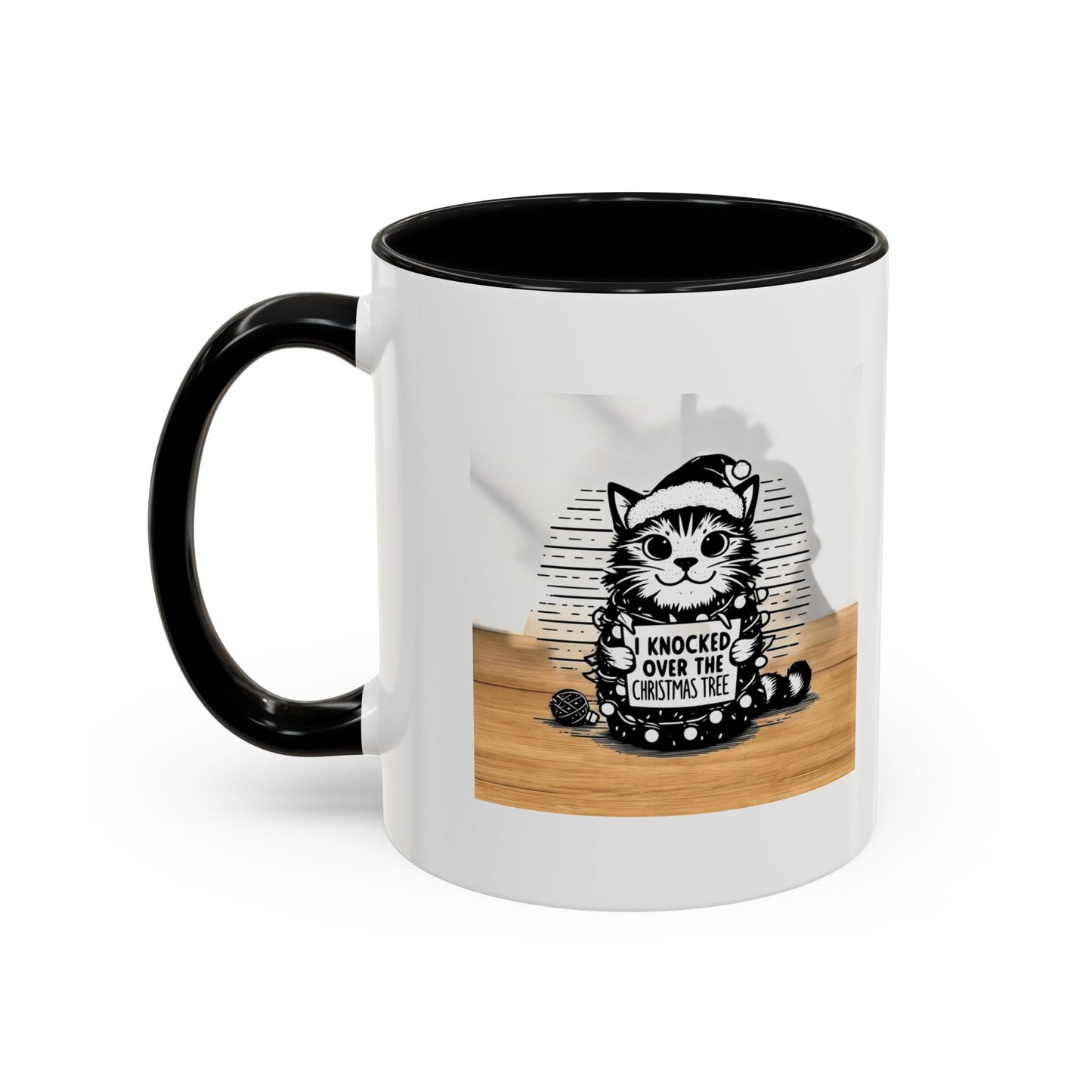 Naughty Cat 2-Tone Coffee Mug