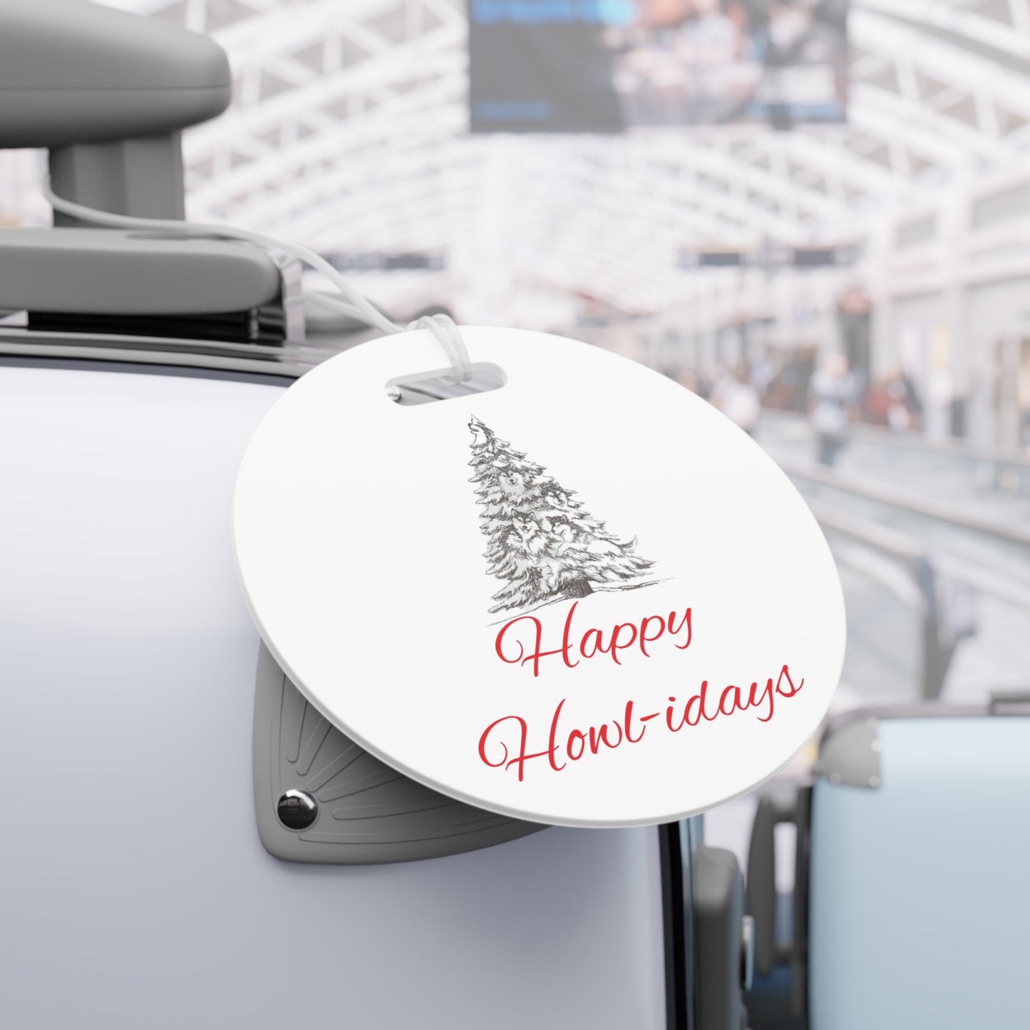 Happy Howl-idays Luggage Tag