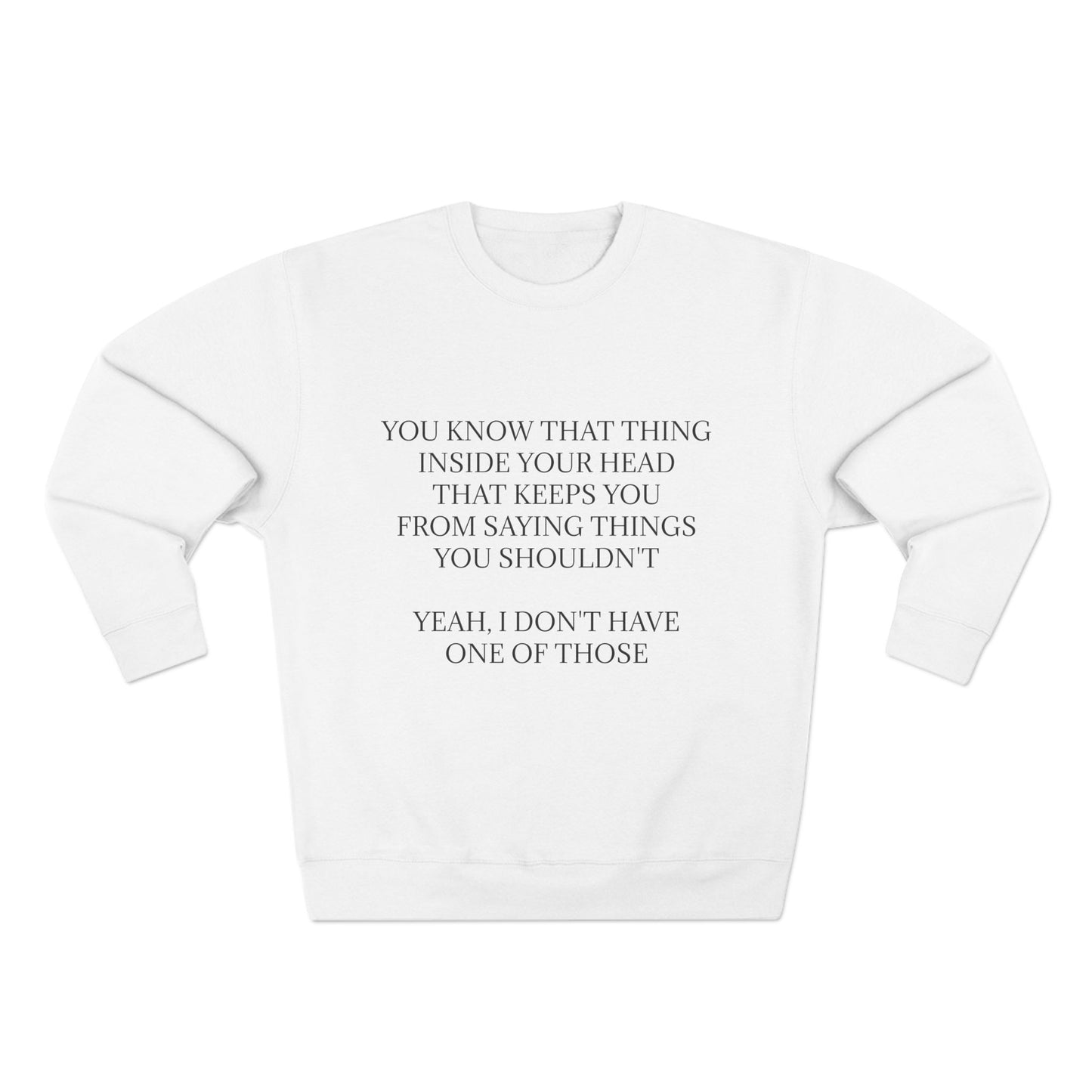 No Filter Unisex Crewneck Sweatshirt