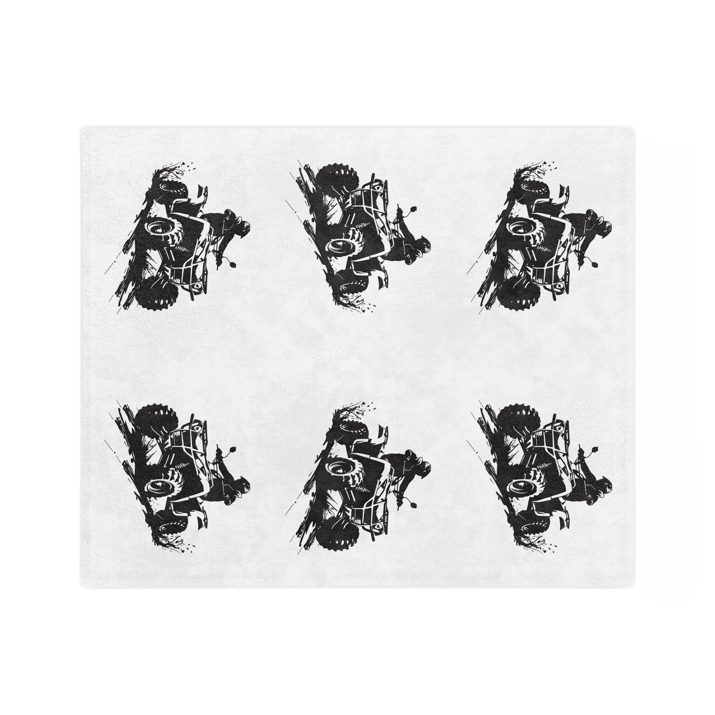 Slingin' Mud Quad Velveteen Microfiber Blanket