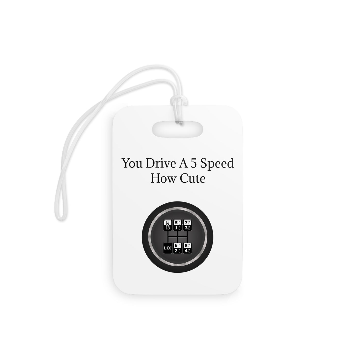 5 Speed How Cute Luggage Tag