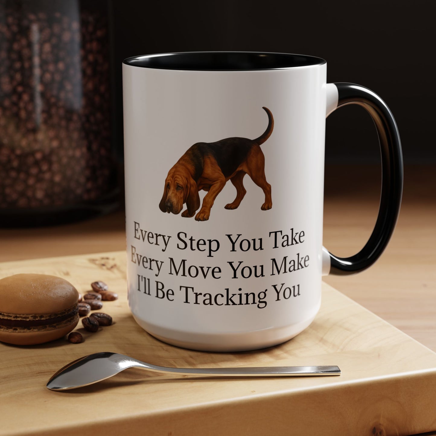 Tracking You 2-Tone Coffee Mug