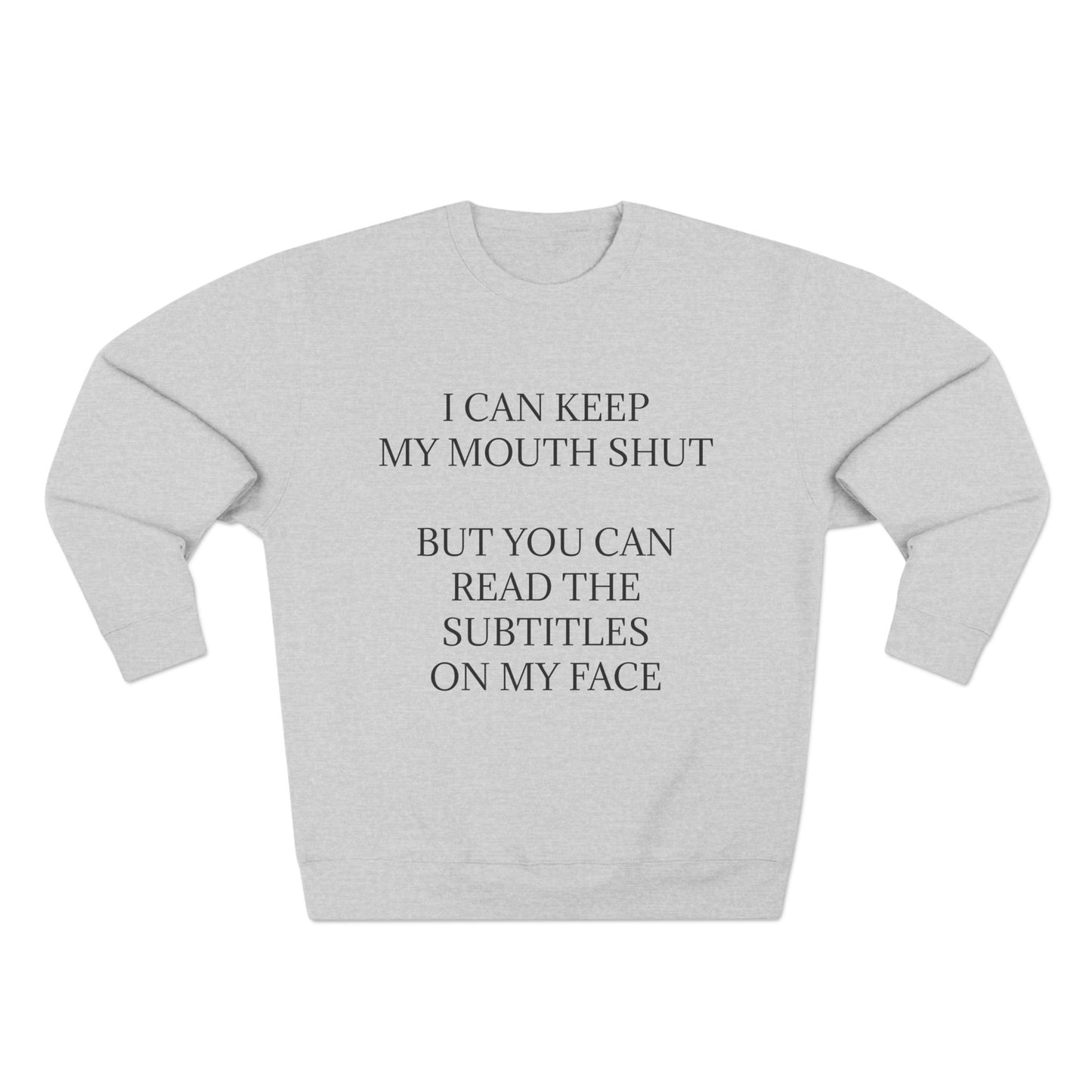 Subtitles Unisex Crewneck Sweatshirt