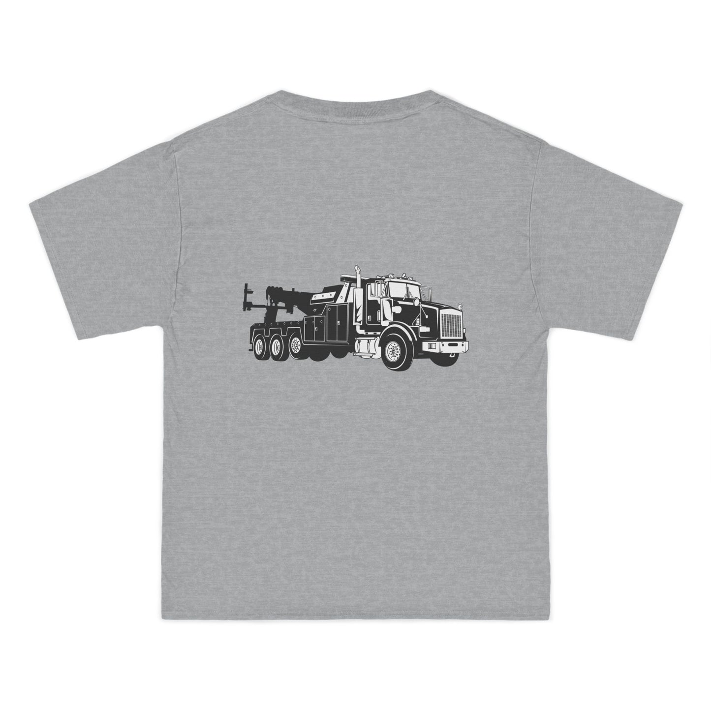 Heavy Tow Truck Men's Short-Sleeve Crewneck Tee