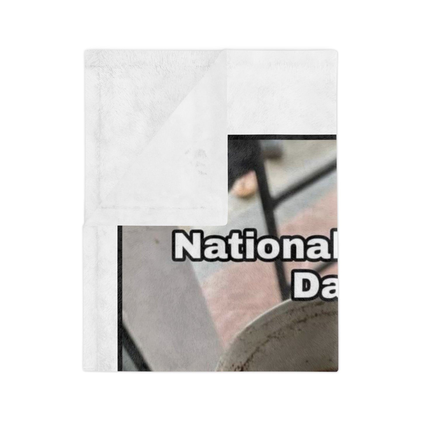 National Coffee Day Velveteen Microfiber Blanket
