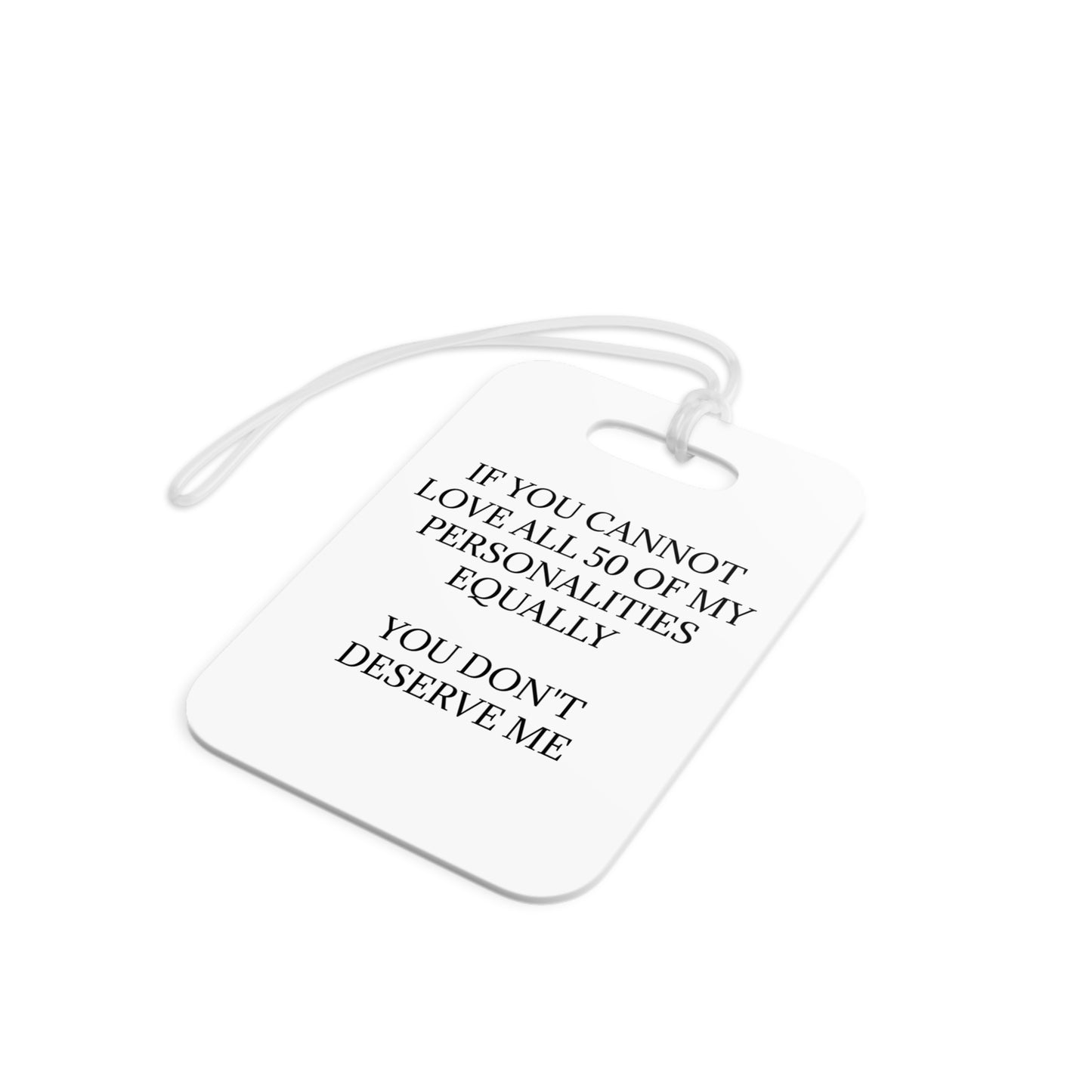 50 Personalities Luggage Tag