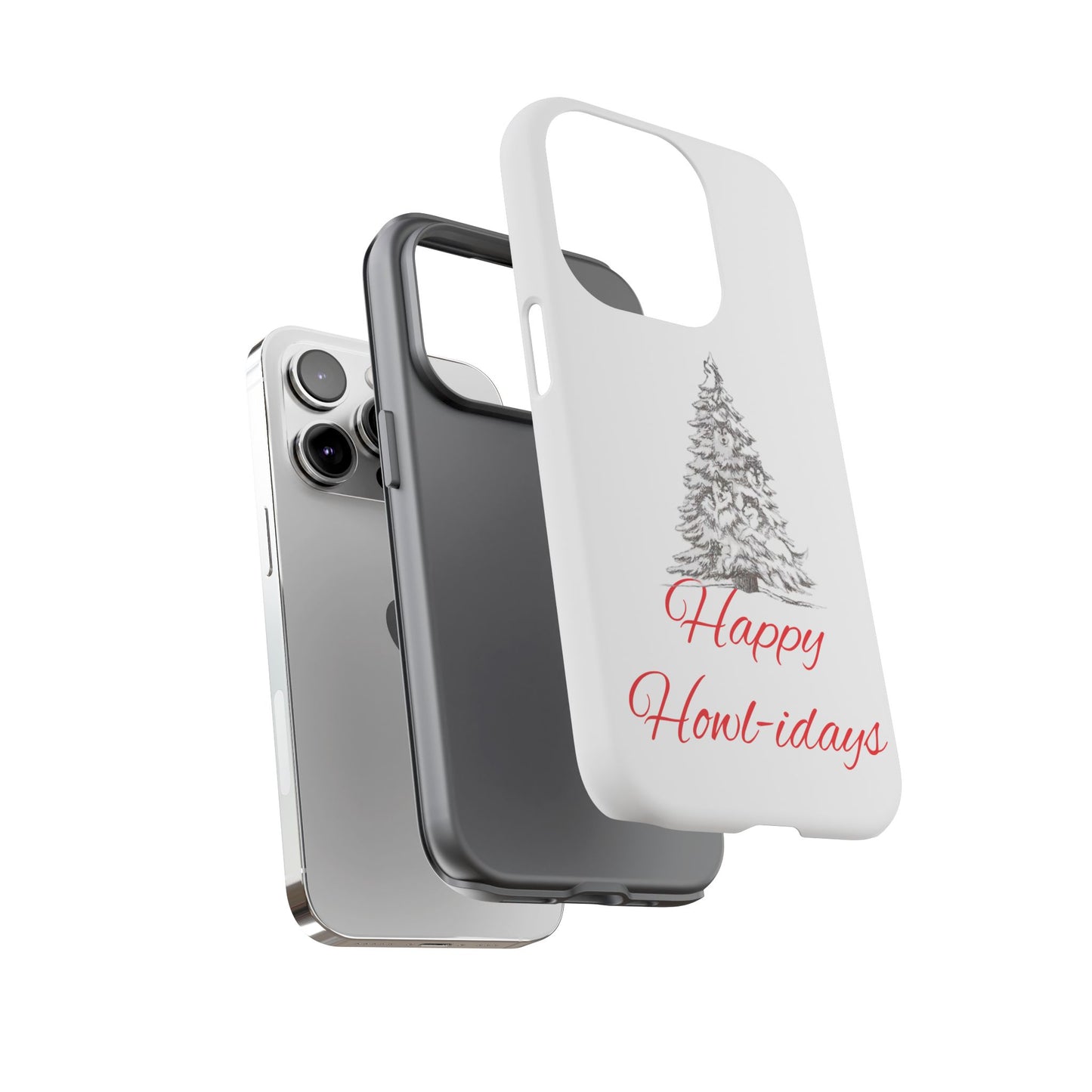 Happy Howl-idays iPhone Case