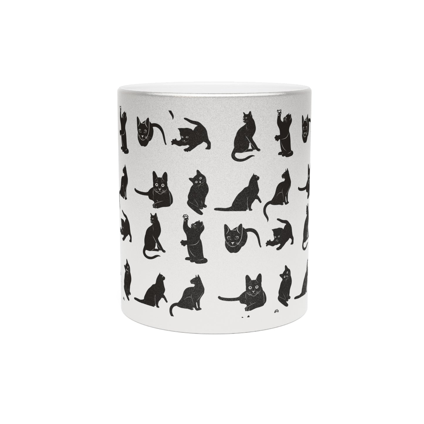 Cats Metallic Coffee Mug
