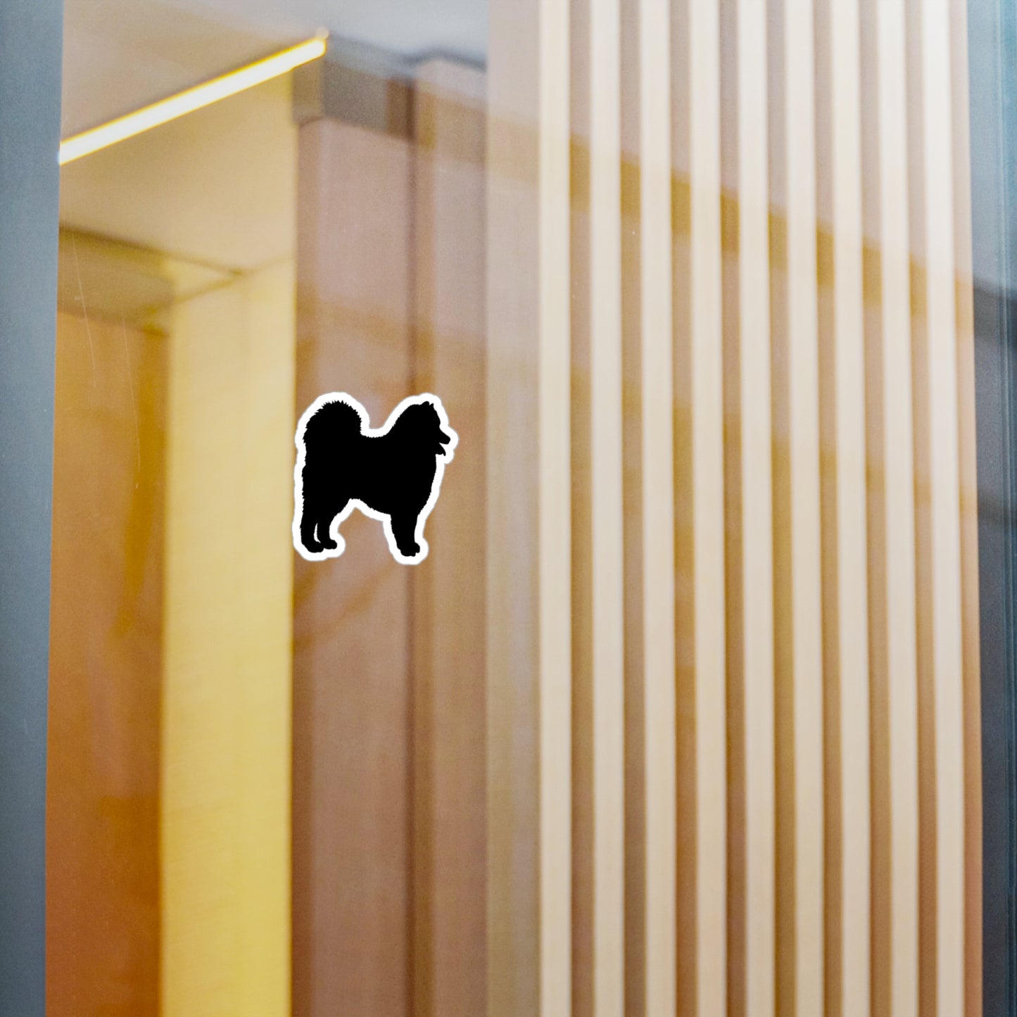 Samoyed Silhouette Vinyl Decal