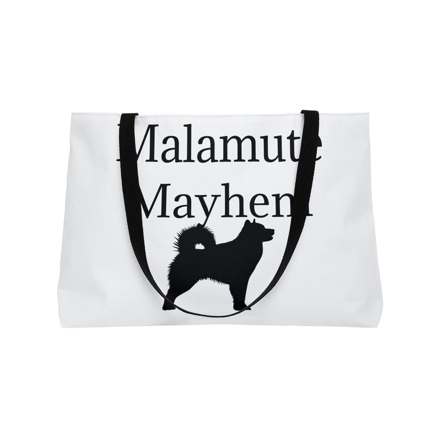 Malamute Mayhem Weekender Tote Bag