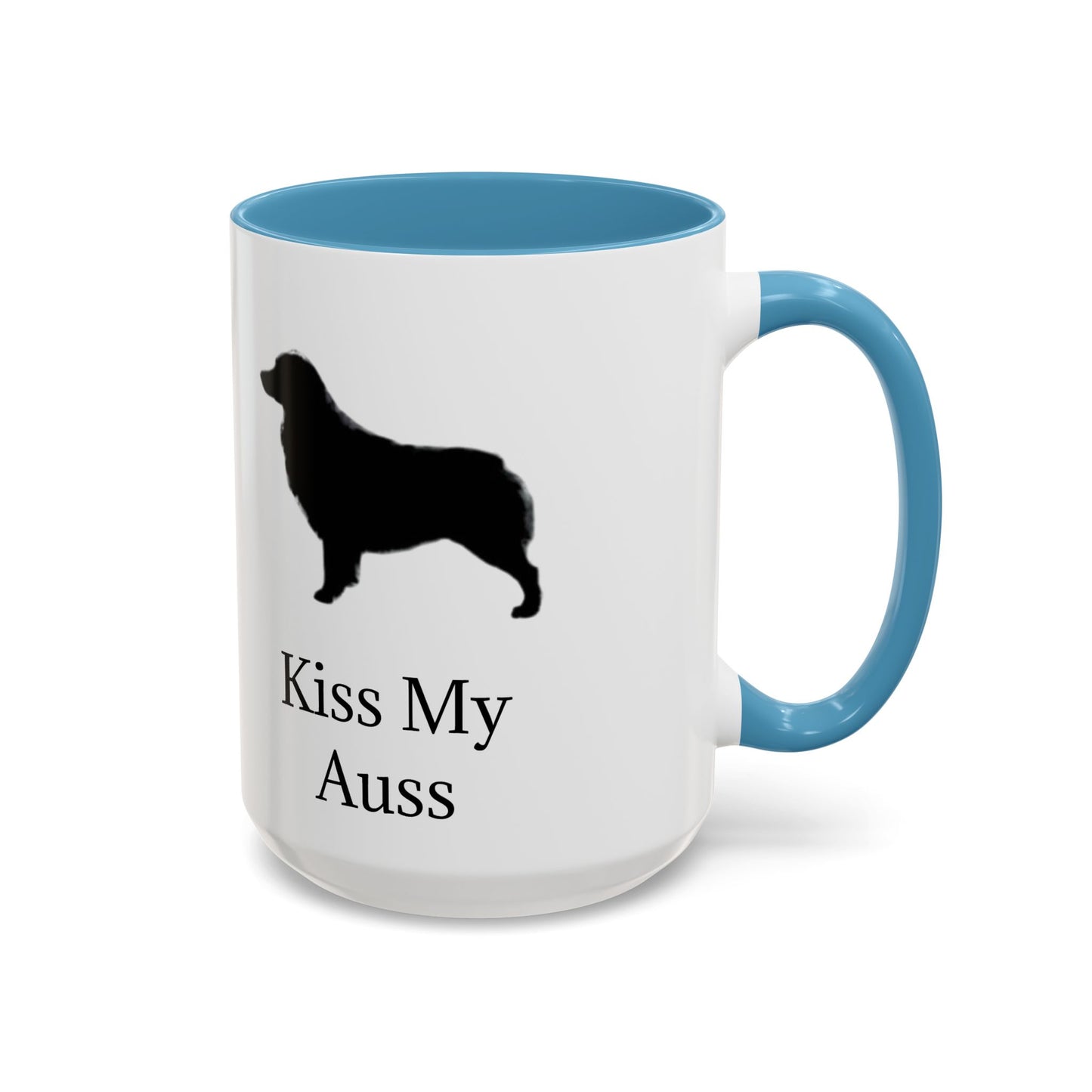 Kiss My Auss 2-Tone Coffee Mug