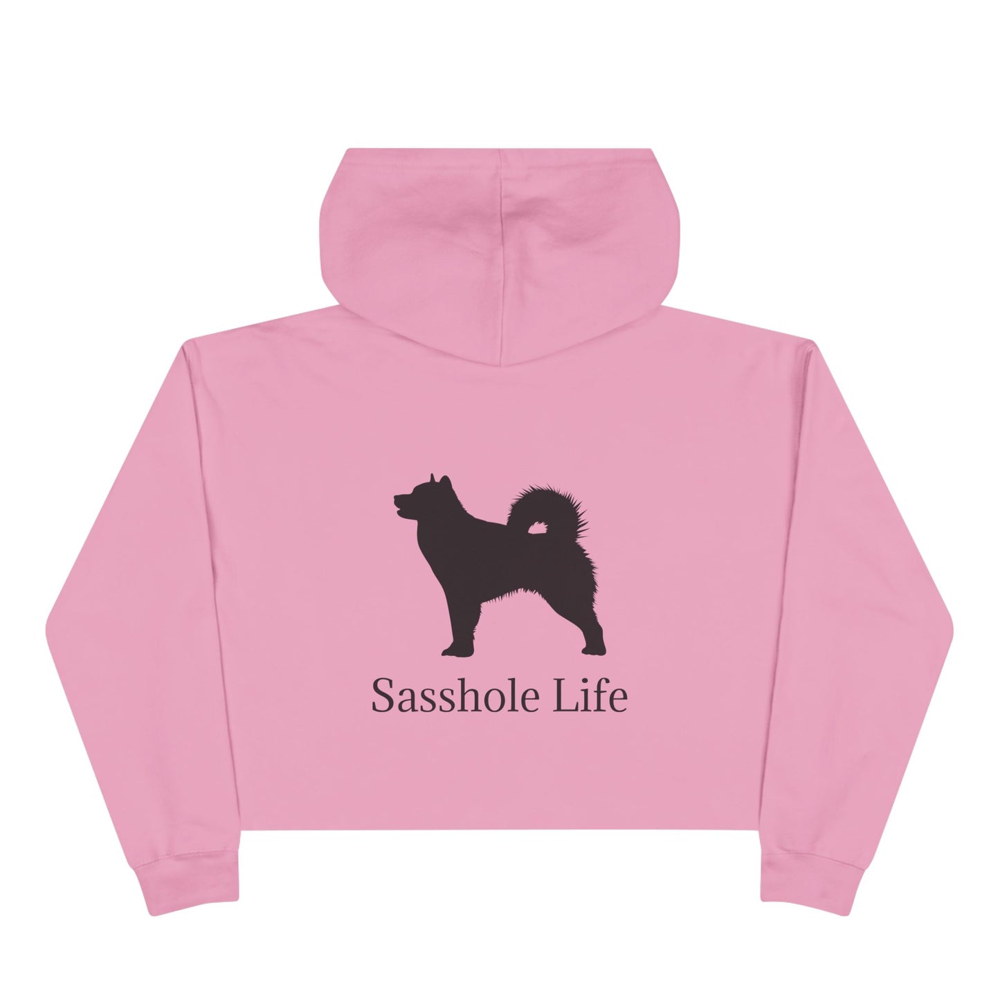 Sasshole Life Women's Crop Hoodie