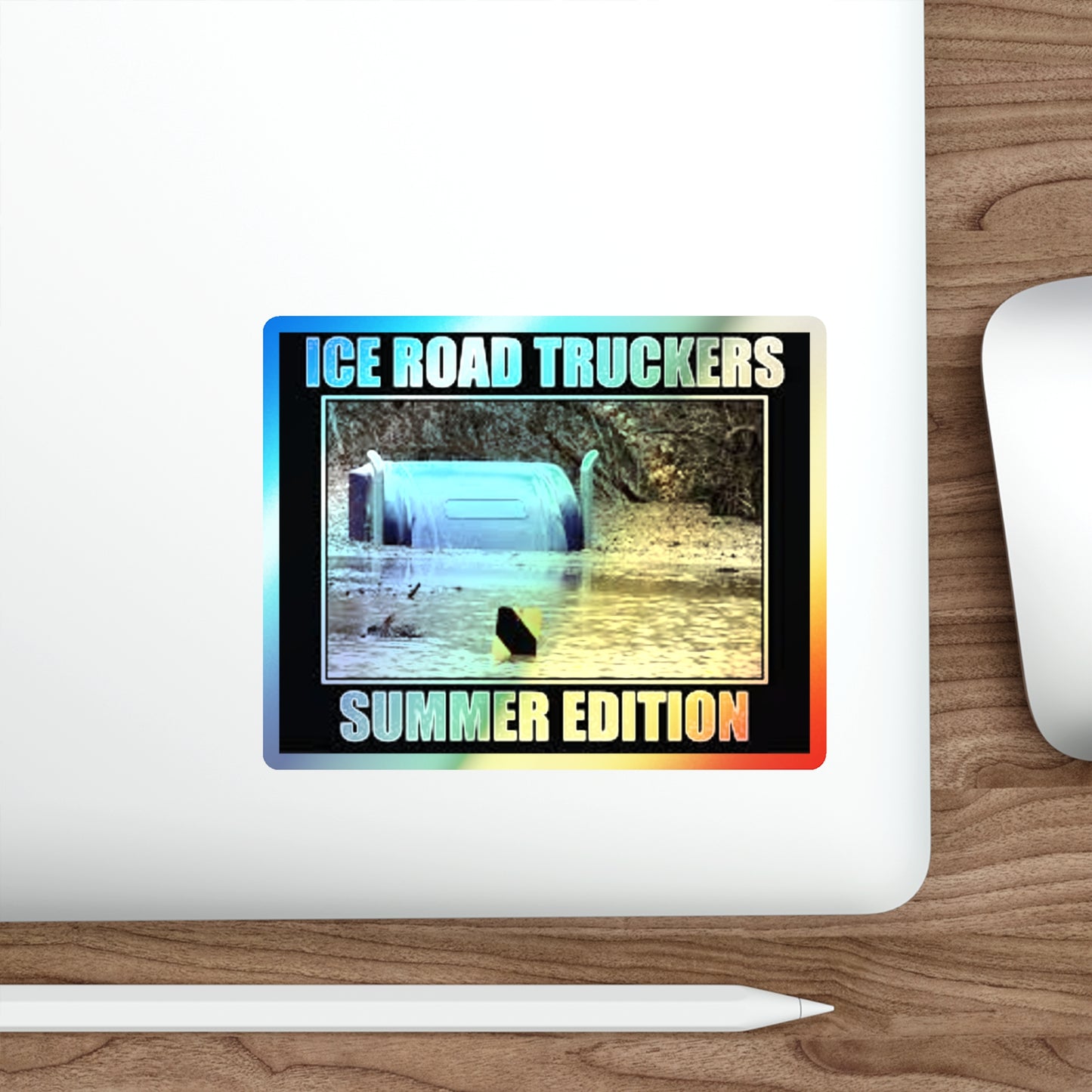 Ice Road Truckers Holographic Sticker