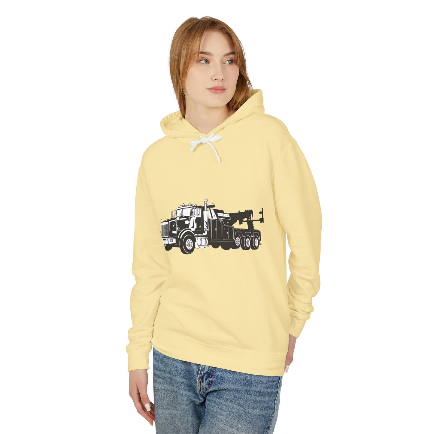 Heavy Tow Truck Unisex Lightweight Hoodie