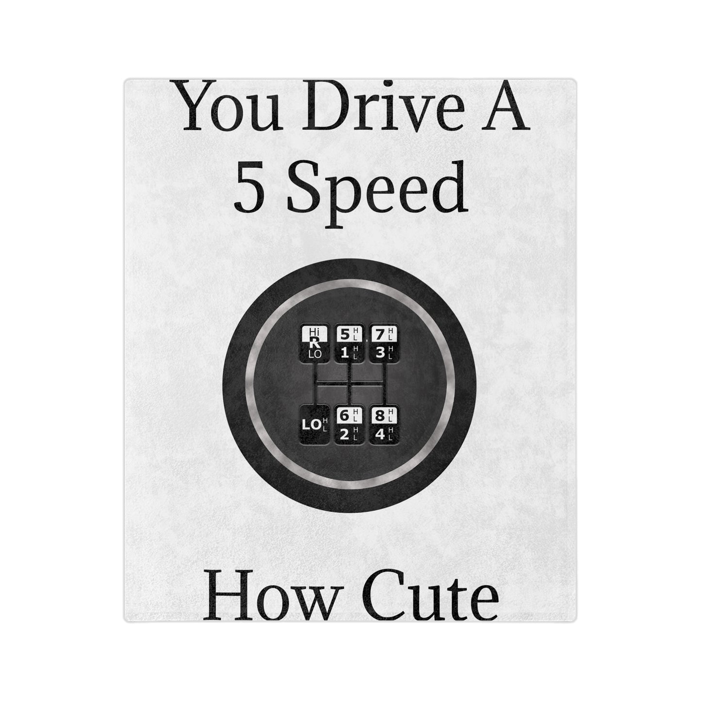 5 Speed How Cute Velveteen Microfiber Blanket