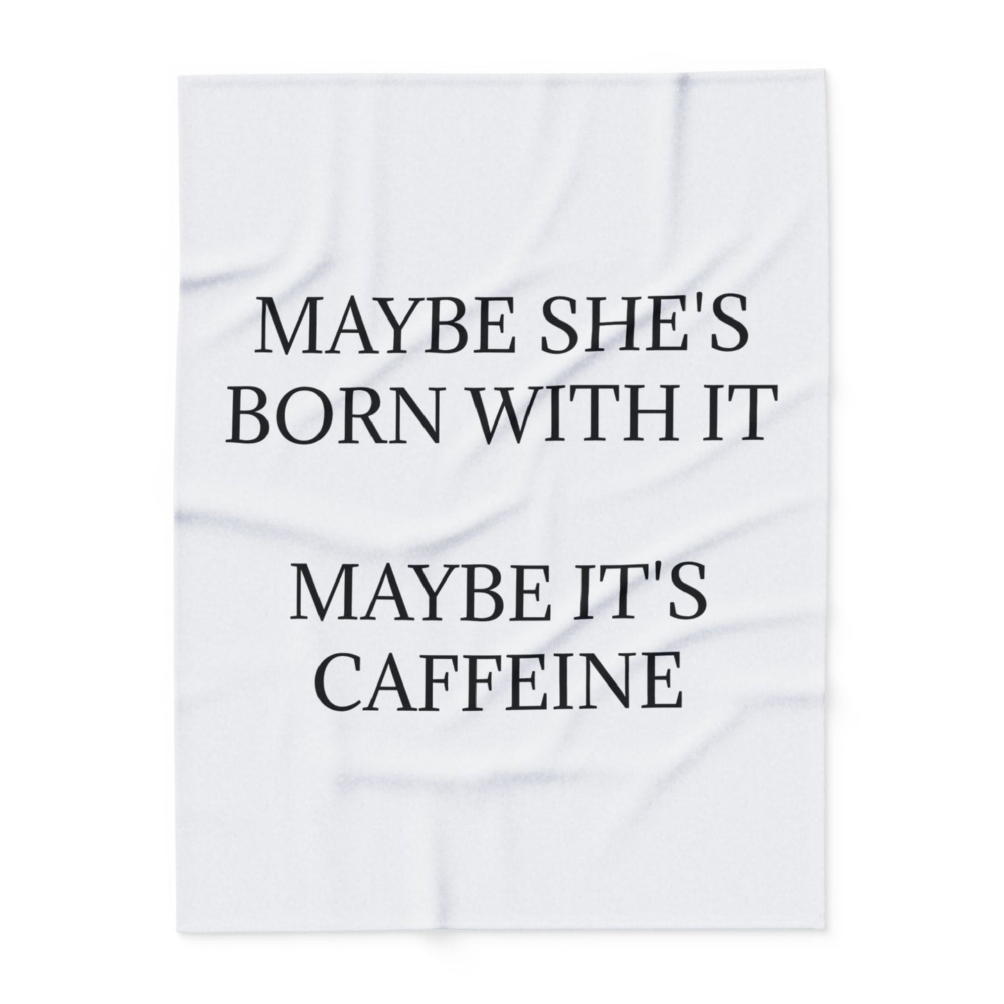 Born With It Arctic Fleece Blanket