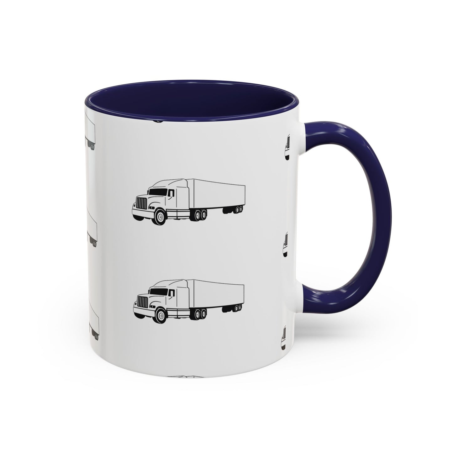 Semi Truck 2-Tone Coffee Mug