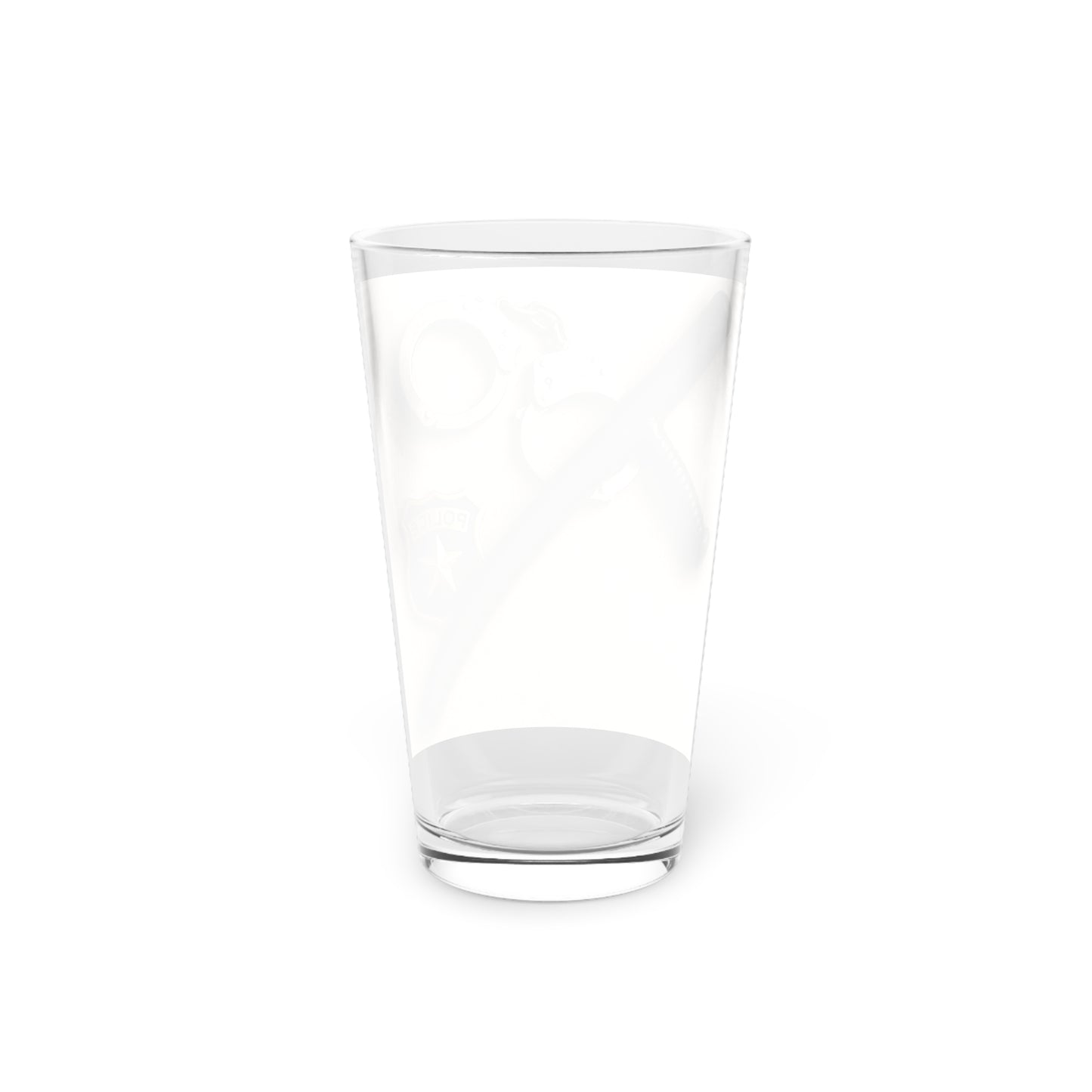 Law Enforcement Appreciation Drinking Glass