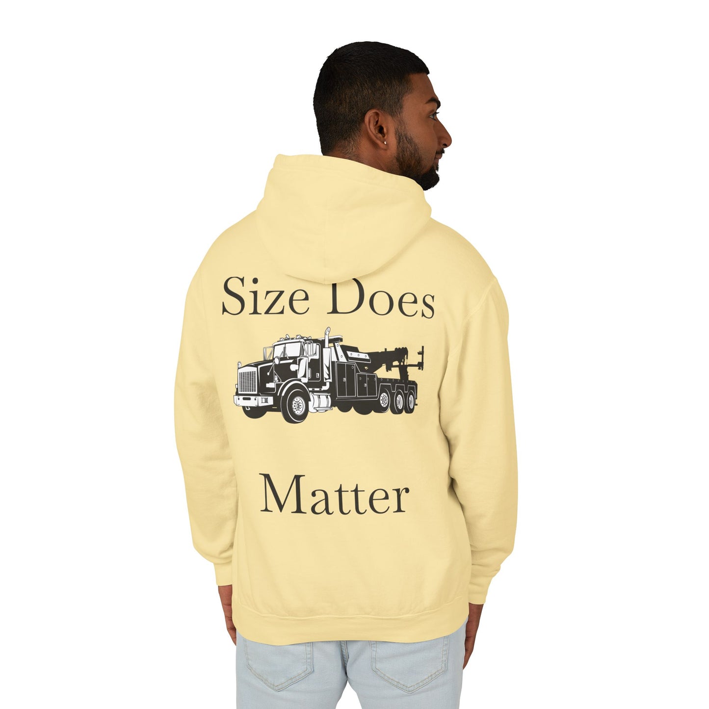 Size Does Matter Unisex Lightweight Hoodie
