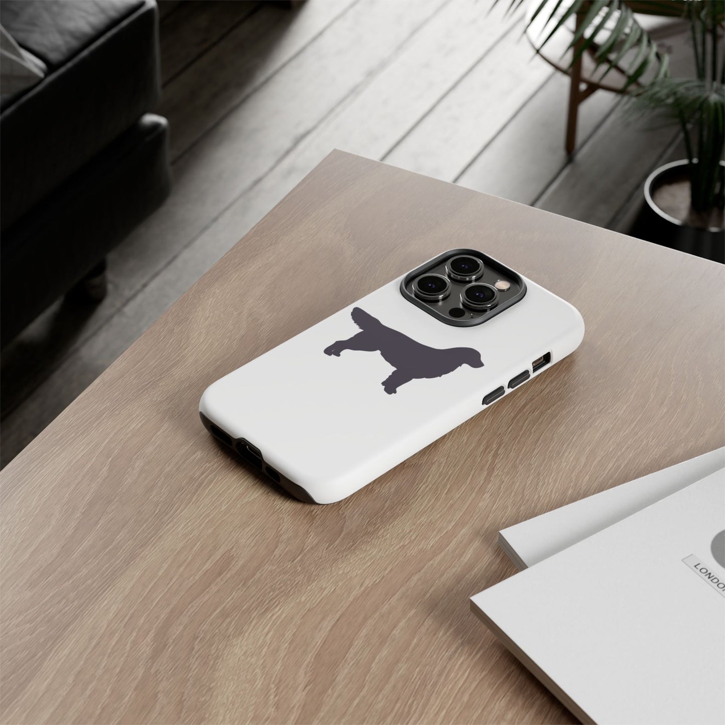 Golden Silhouette iPhone Case