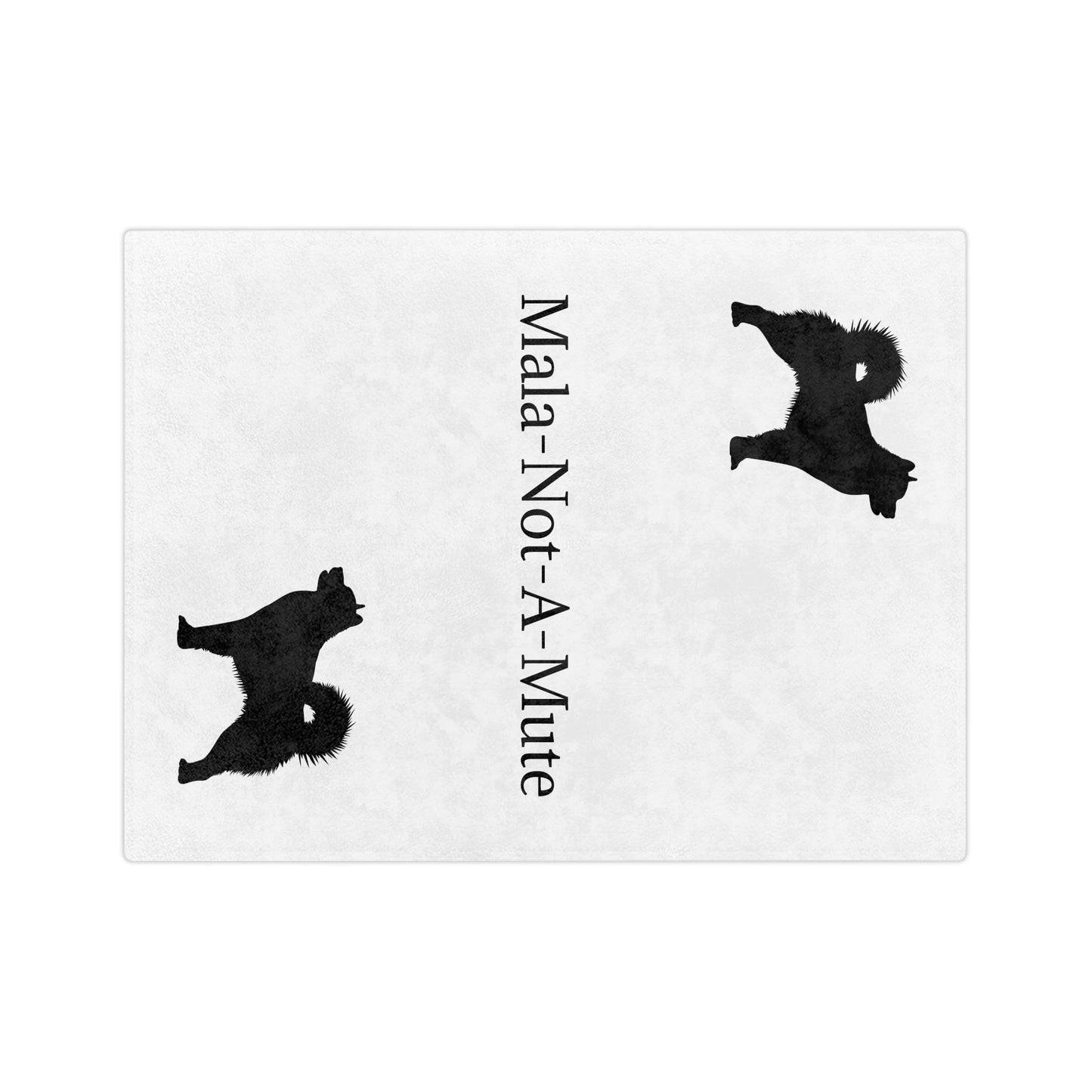 Mala-Not-A-Mute Velveteen Microfiber Blanket