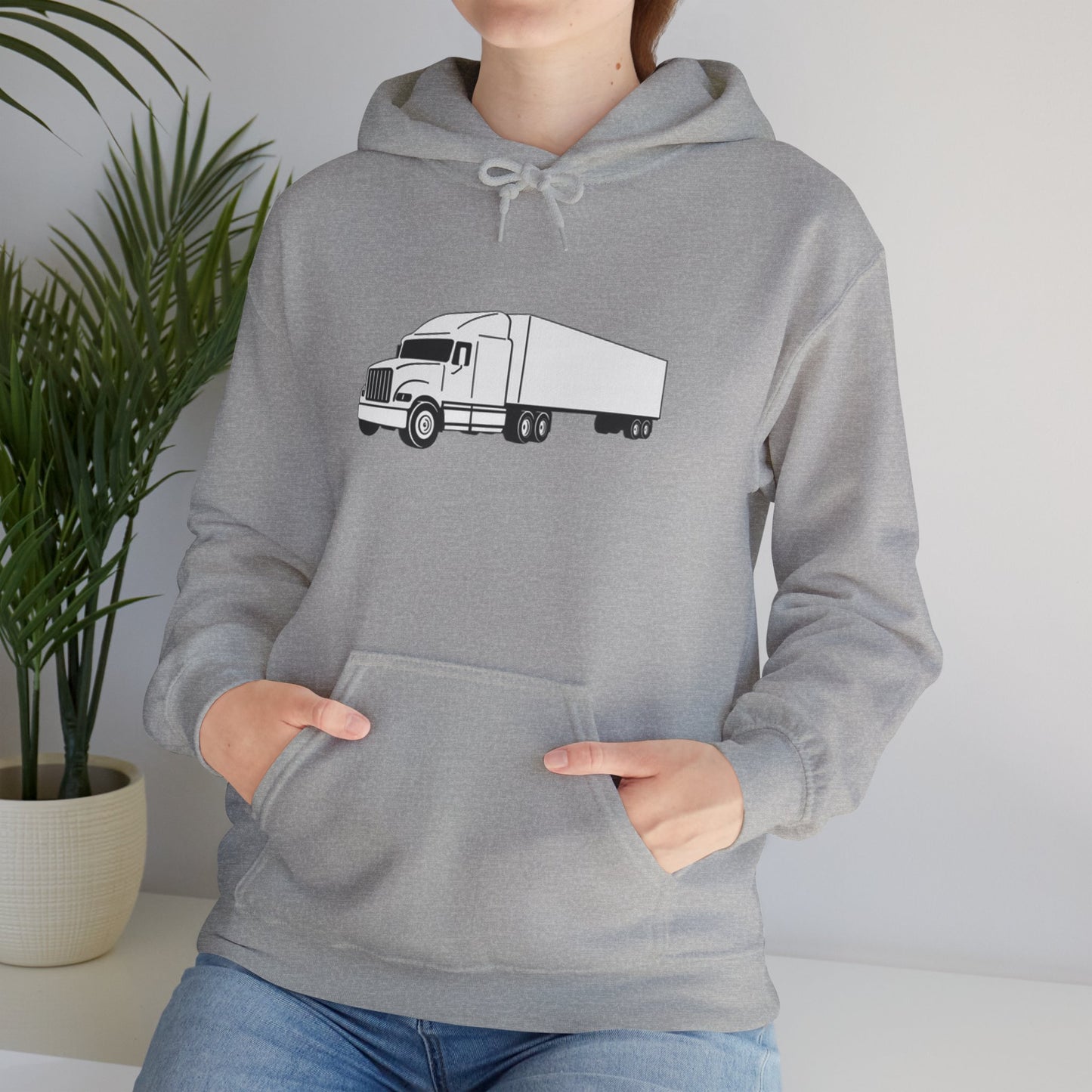 Semi Truck Unisex Hoodie