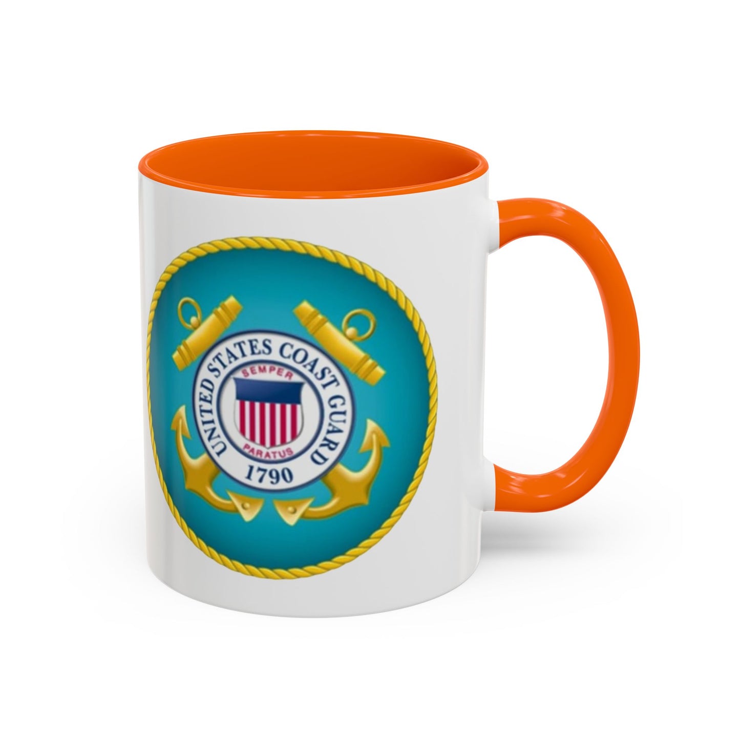 US Coast Guard 2-Tone Coffee Mug