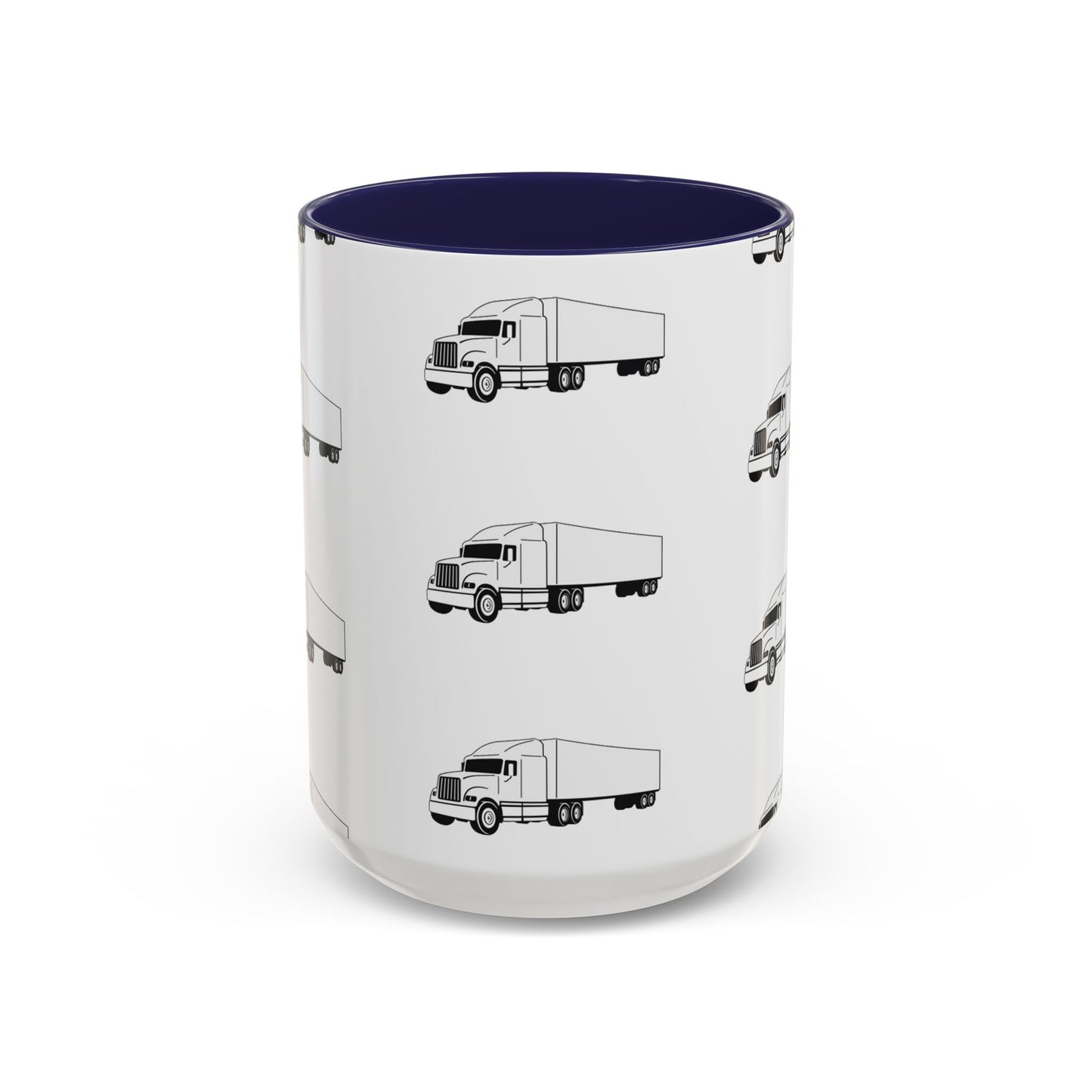 Semi Truck 2-Tone Coffee Mug
