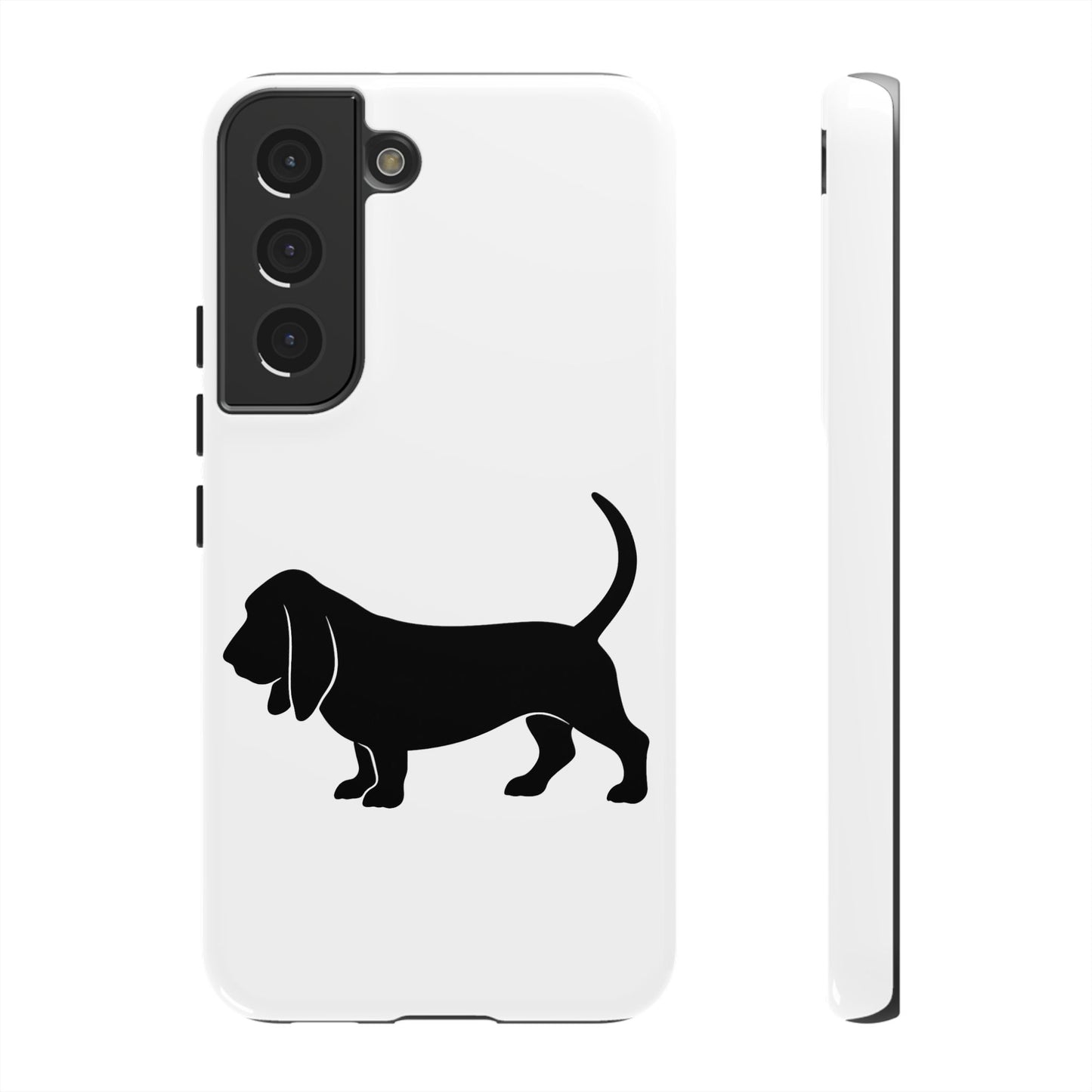 Basset Hound Silhouette Samsung Case