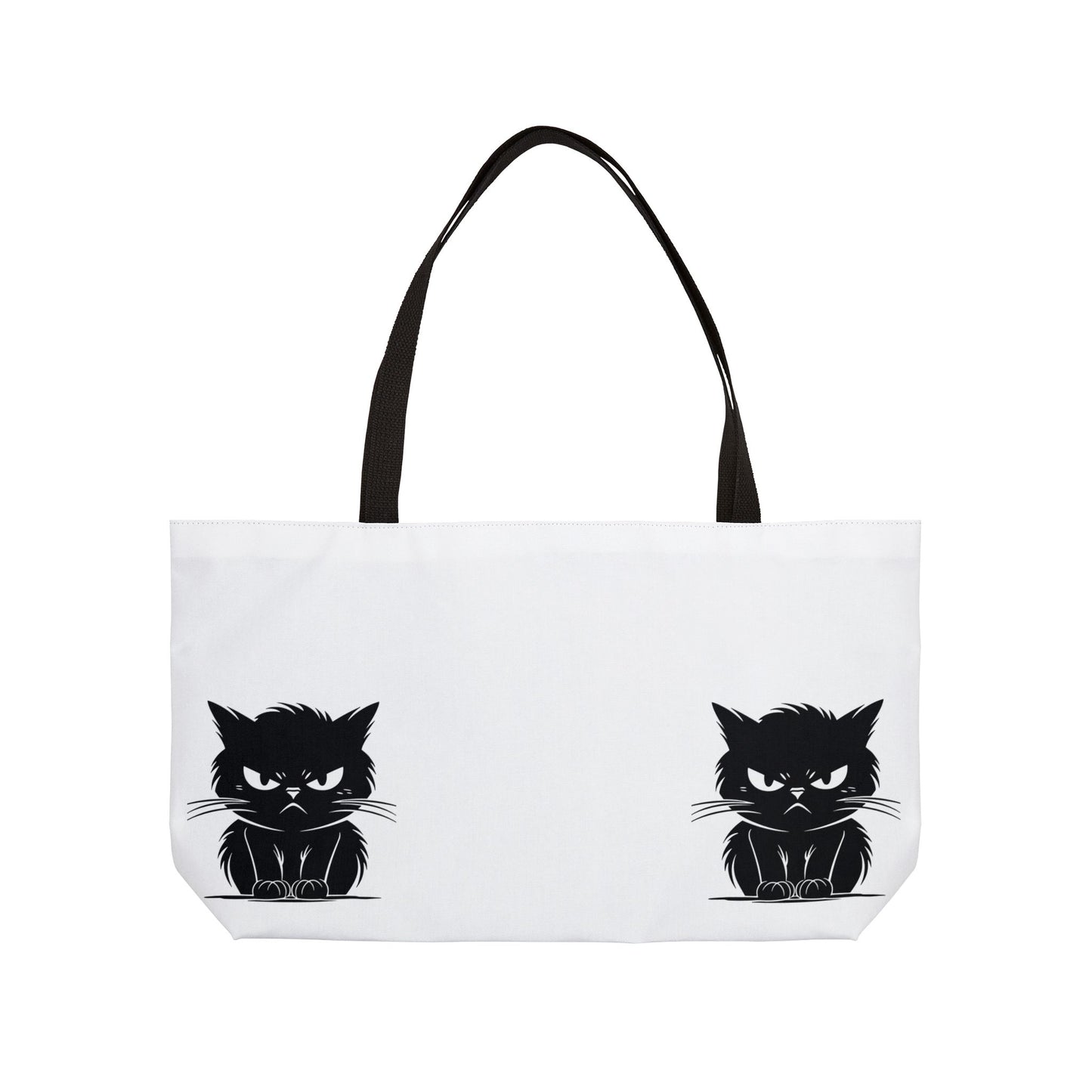 Angry Cat Weekender Tote Bag