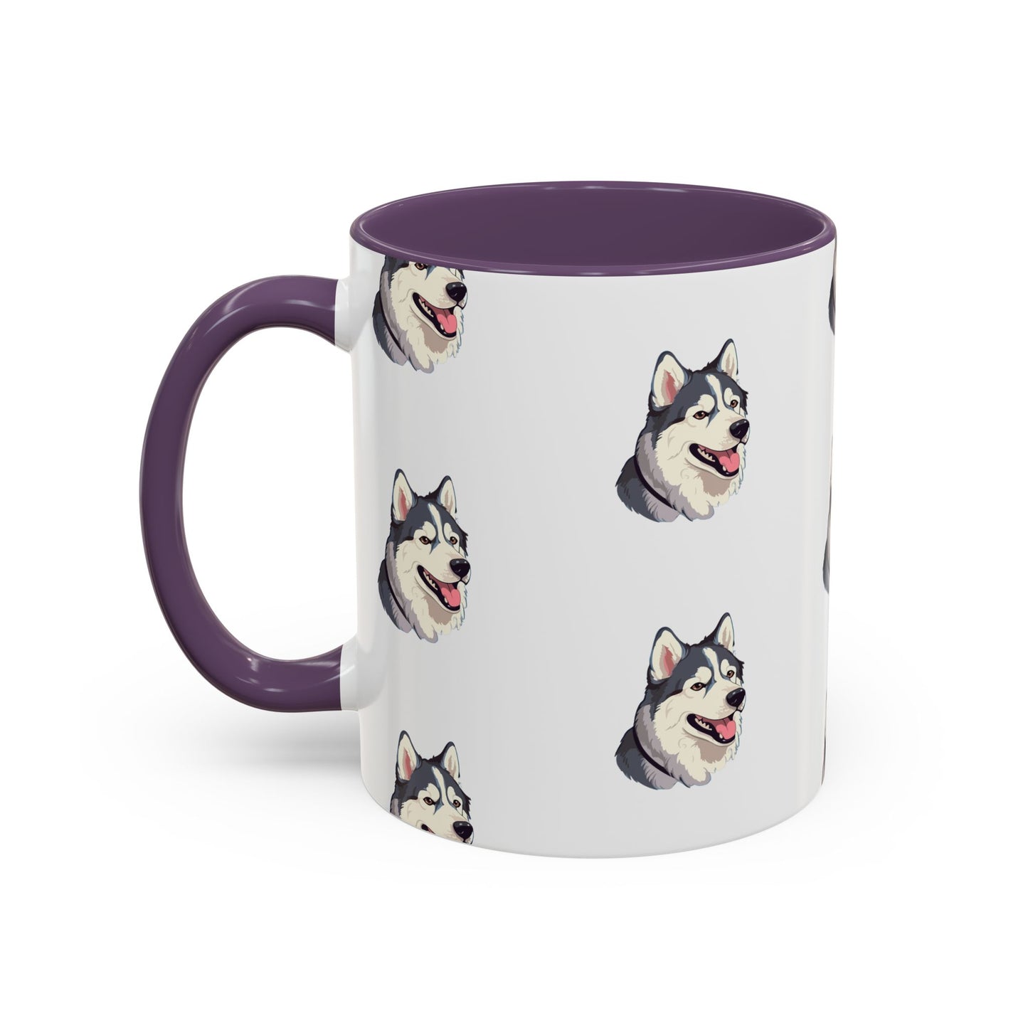 Malamute Head 2-Tone Coffee Mug