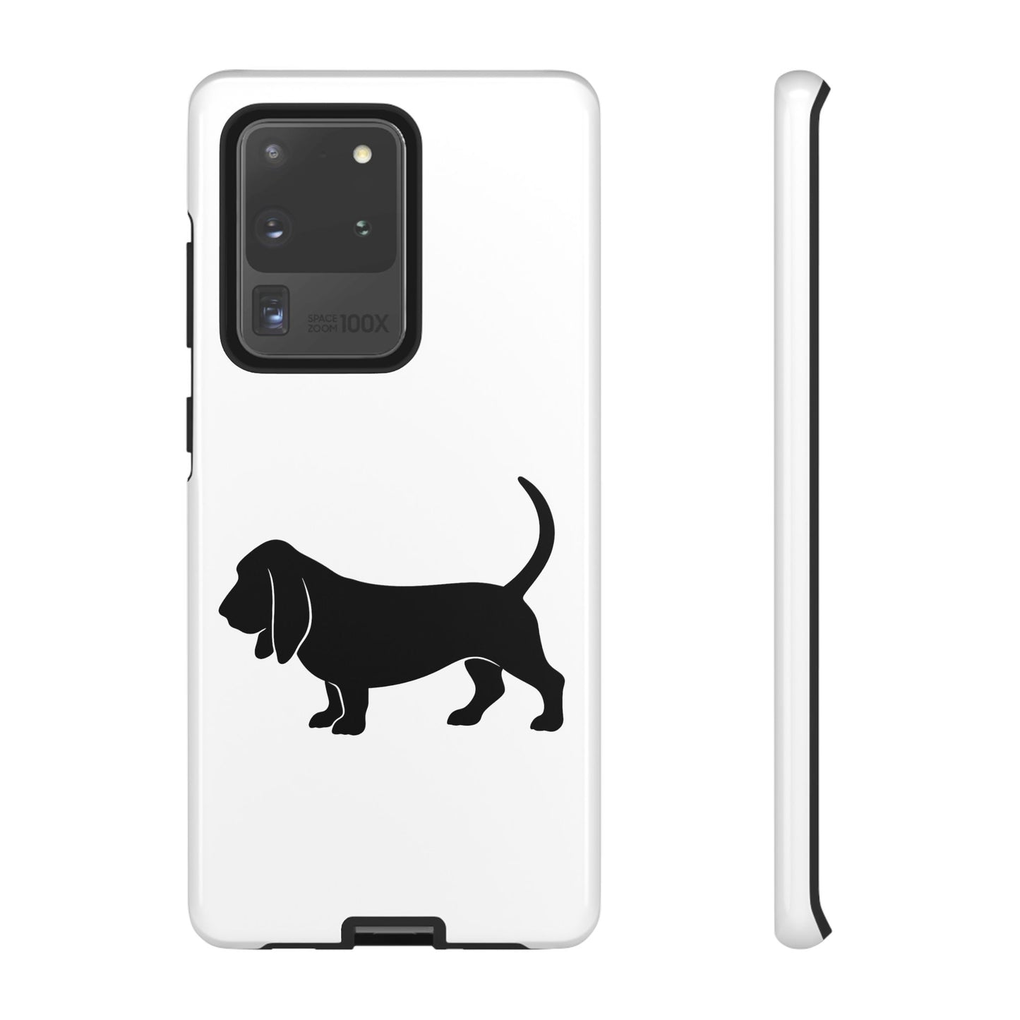 Basset Hound Silhouette Samsung Case